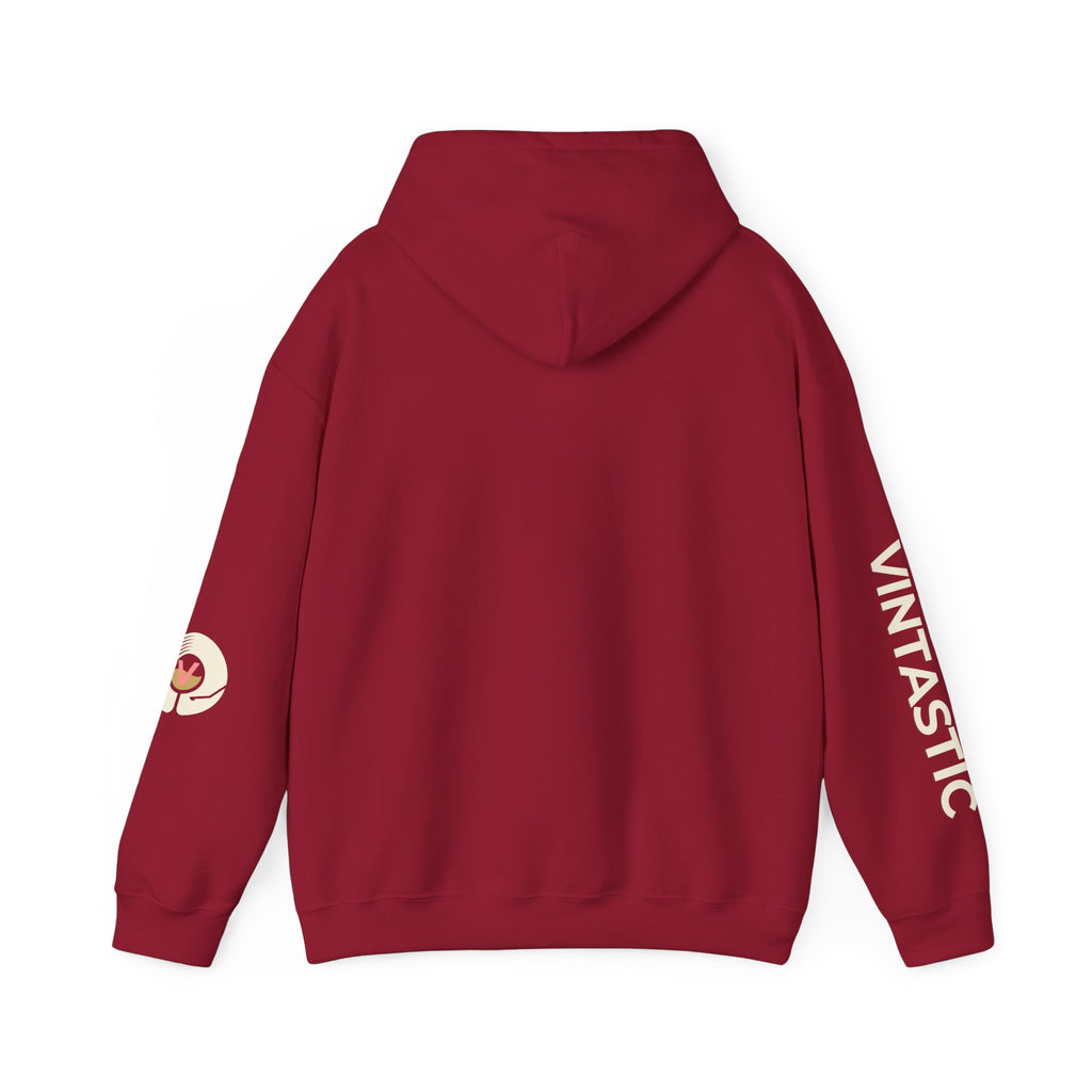 Vintastic Wine Girl Hoodie – Black Unisex Oversized Sweatshirt | Wine Lover Gift