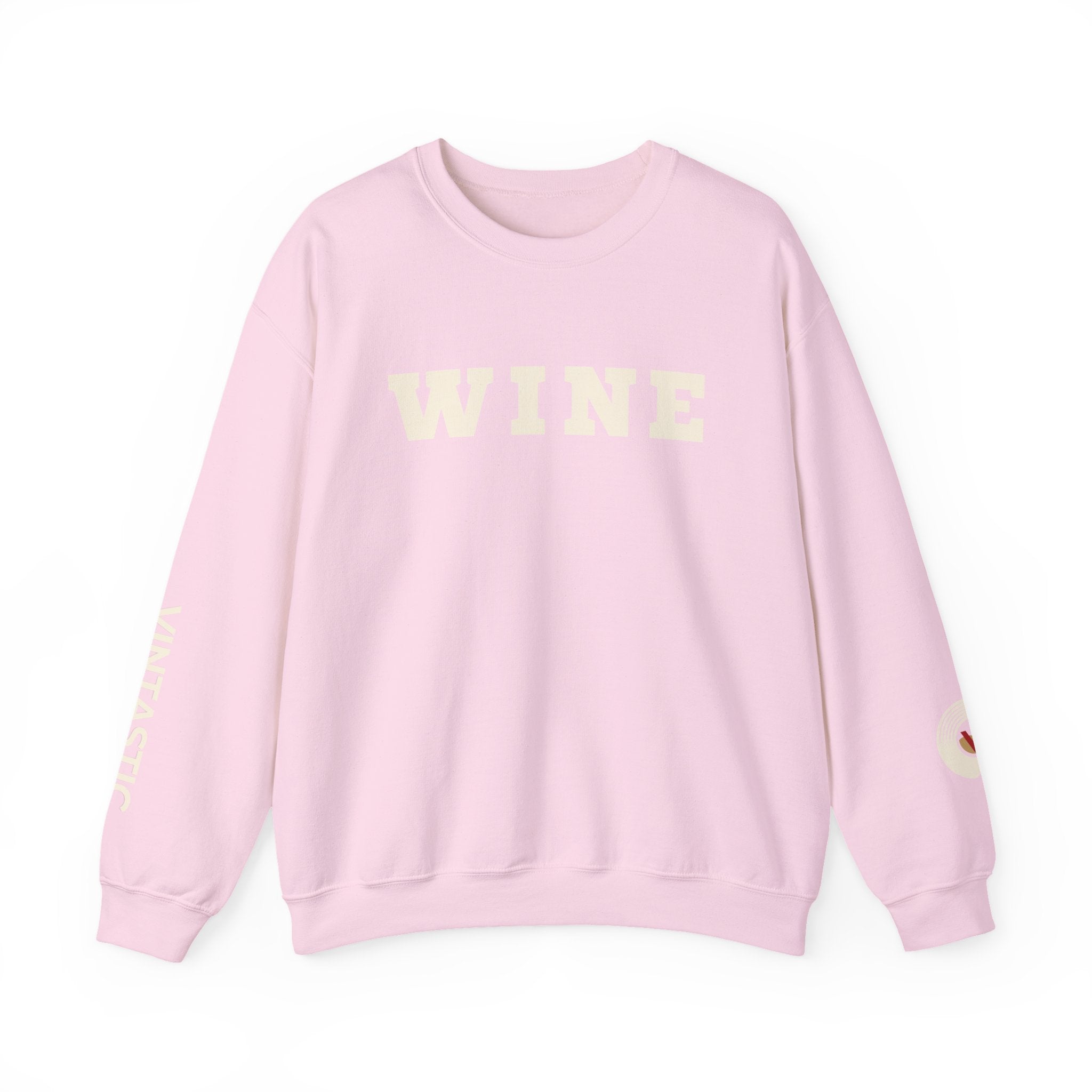 WINE Crewneck — Cozy. Classy. Vintastic.