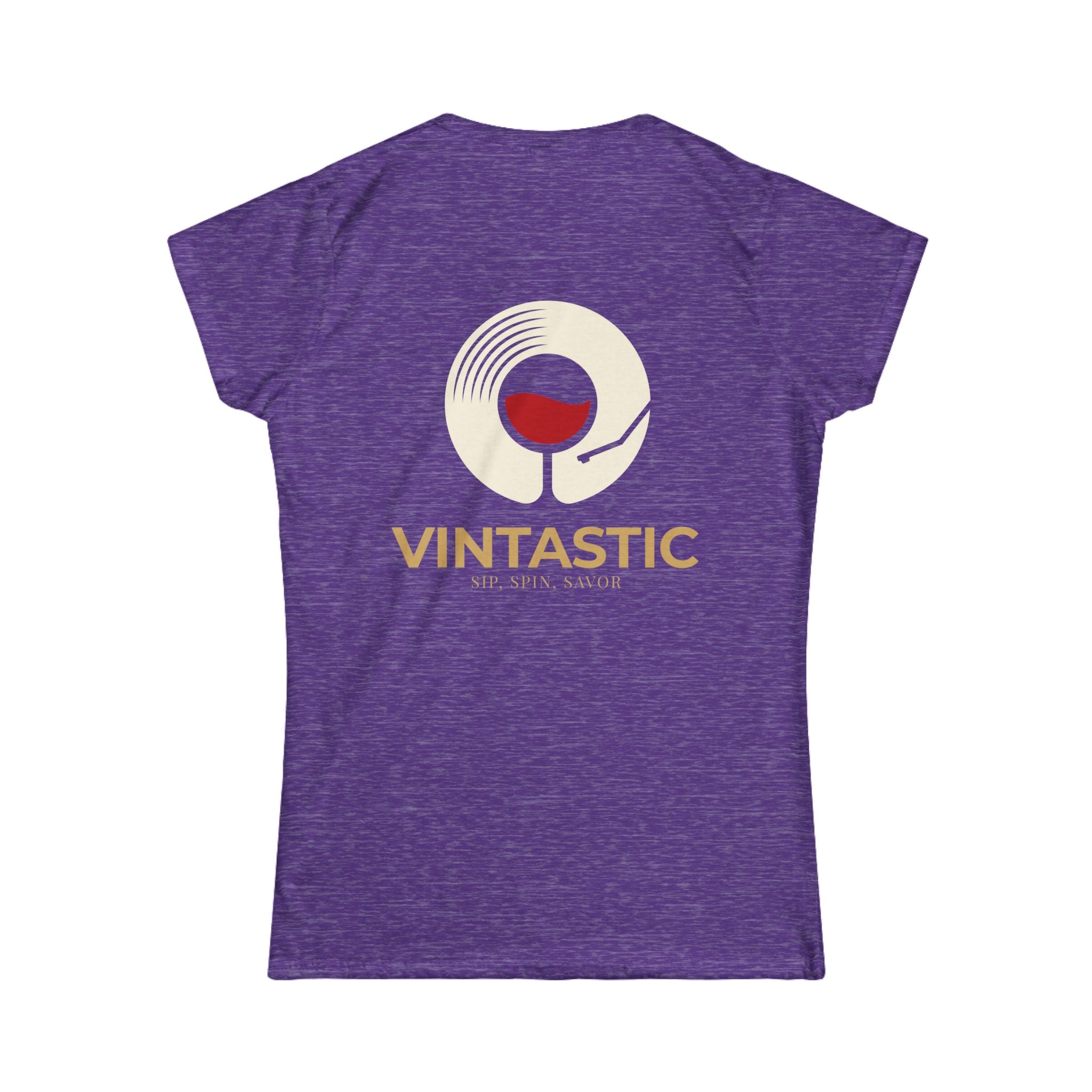 Vintastic Wine Tee — "Sip Sip Savor" Women's Graphic T-Shirt
