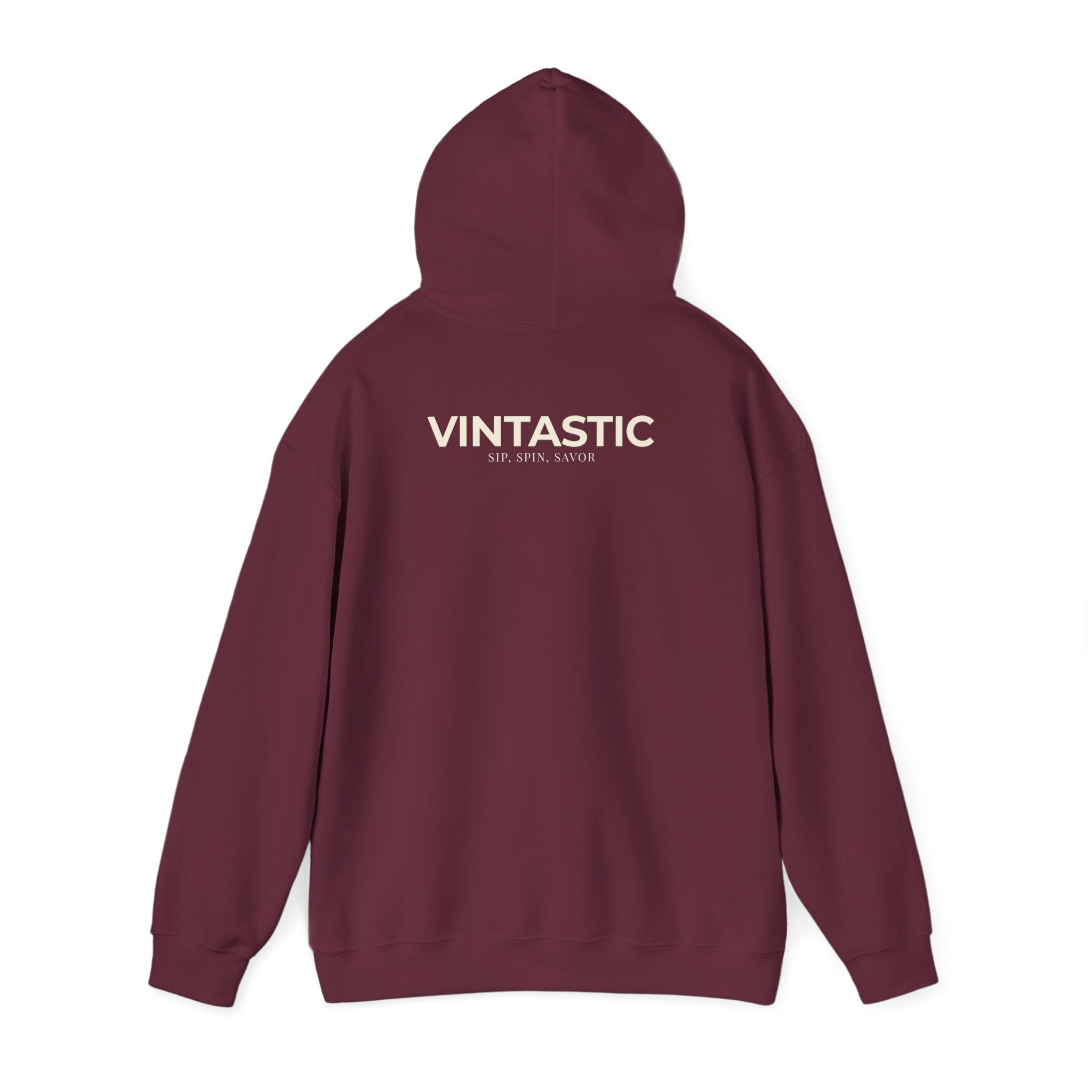 Wine Lover's Unisex Hoodie - Cozy Sweatshirt with Wine Glass Design