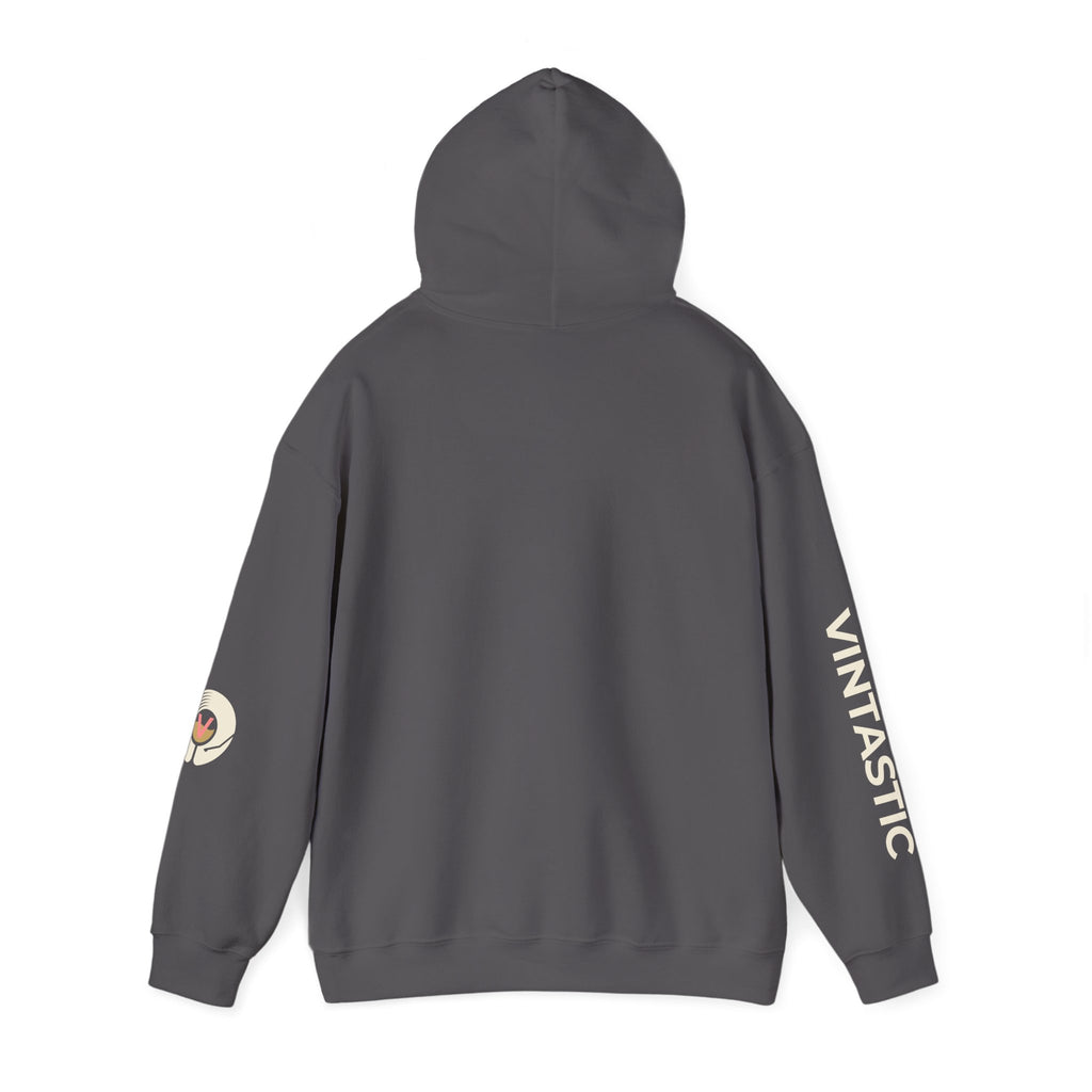 Vintastic Wine Girl Hoodie – Black Unisex Oversized Sweatshirt | Wine Lover Gift