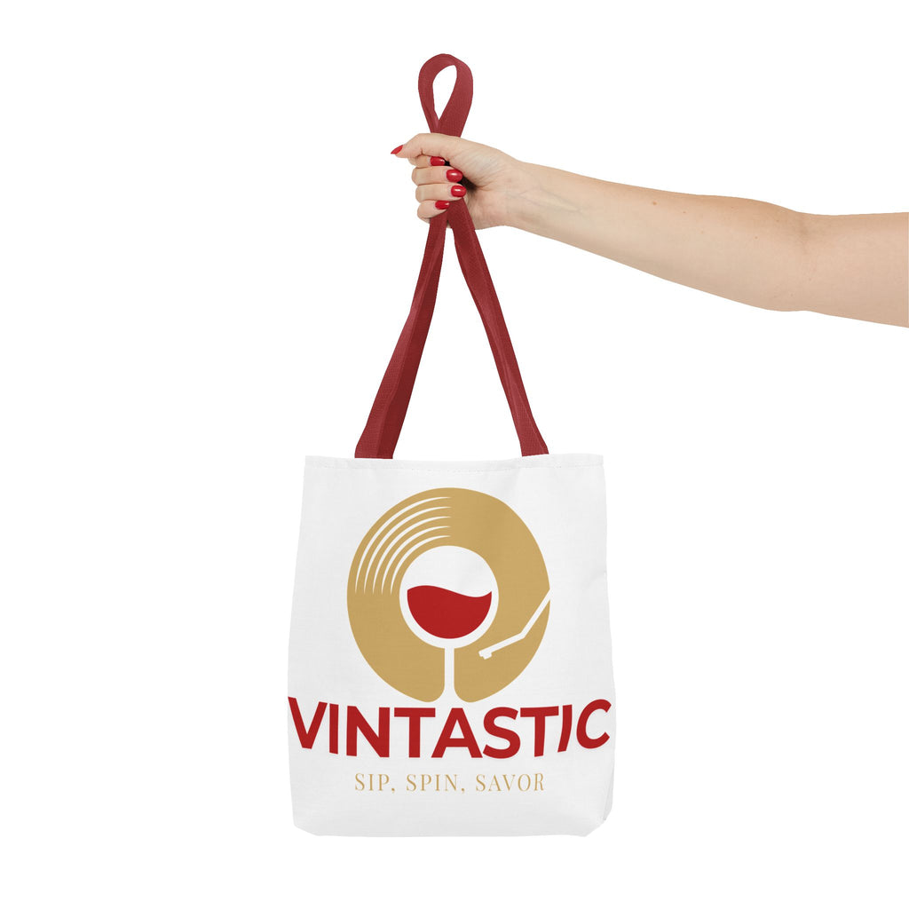 Vintastic Wine Tote Bag - Sip, Spin, Savor