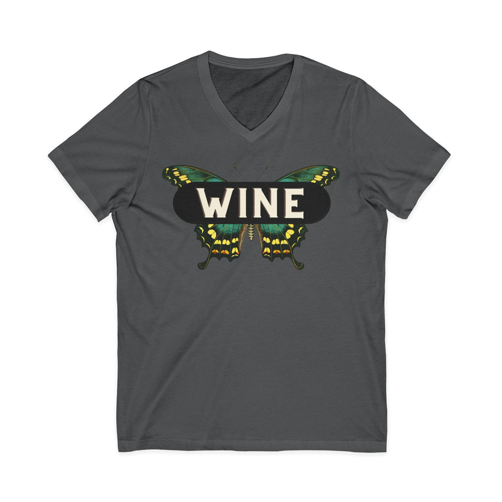 WINE Butterfly V-Neck Tee | Everyday Wine Collection