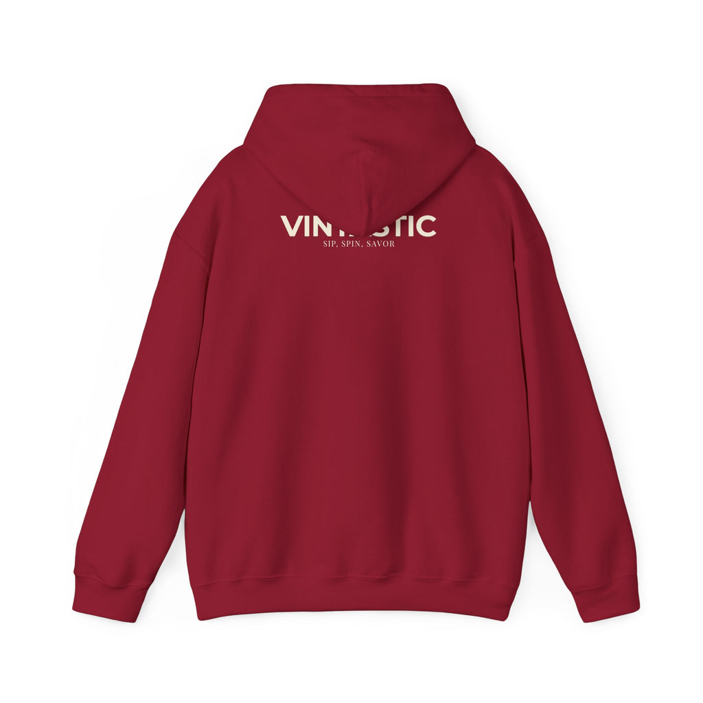 Wine Lover's Unisex Hoodie - Cozy Sweatshirt with Wine Glass Design