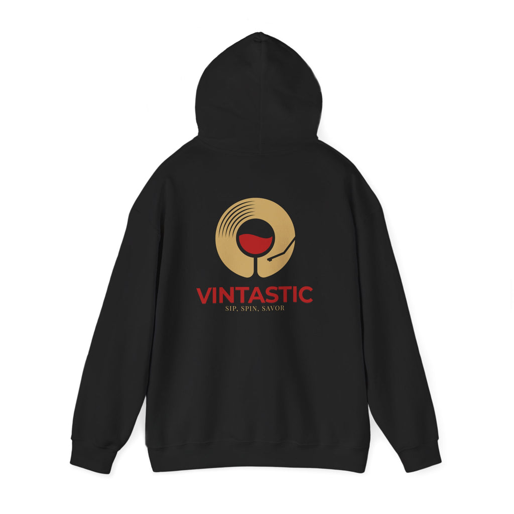 Vintastic Wine Logo Hoodie — Vintage-Inspired Wine Lover Pullover