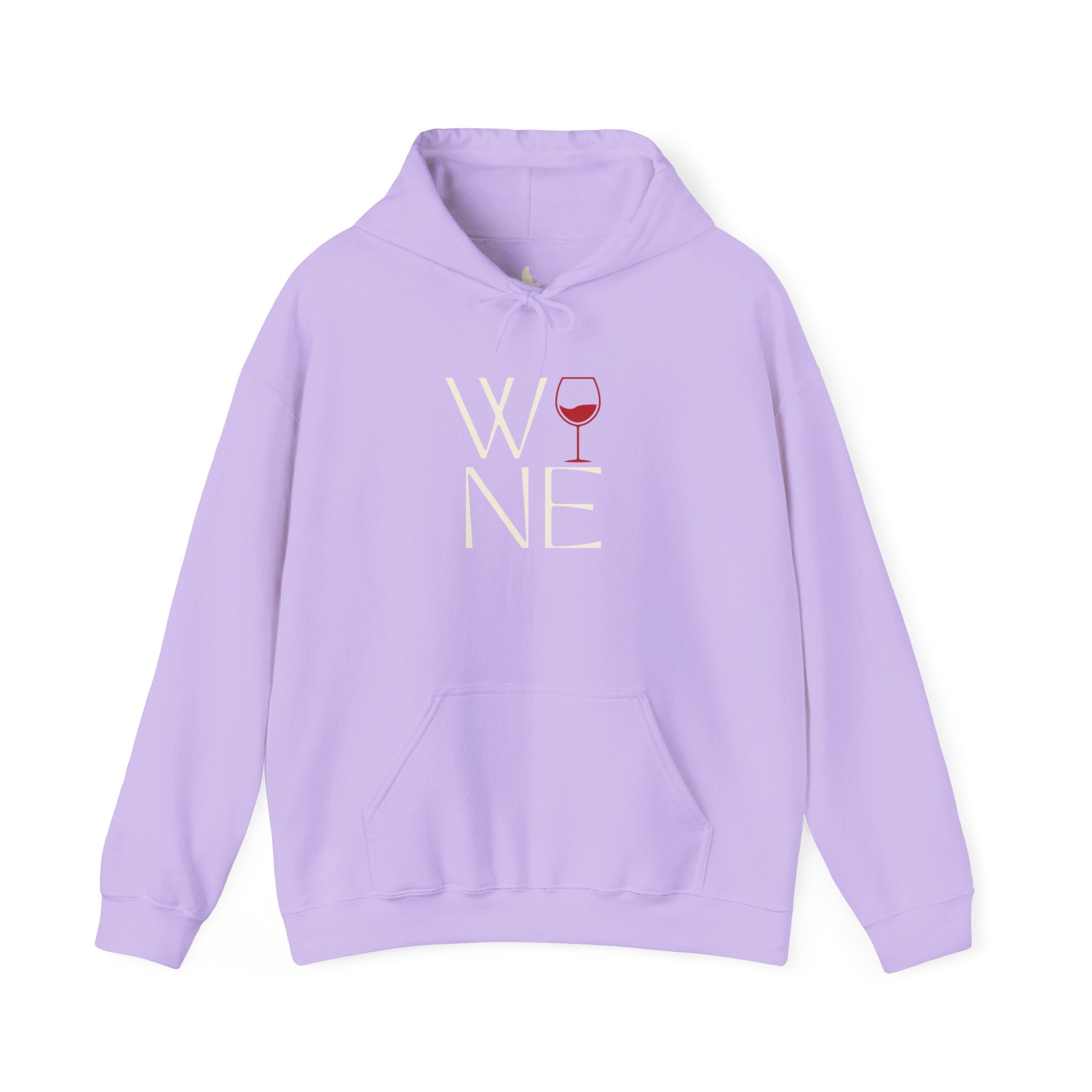 Wine Lover's Unisex Hoodie - Cozy Sweatshirt with Wine Glass Design