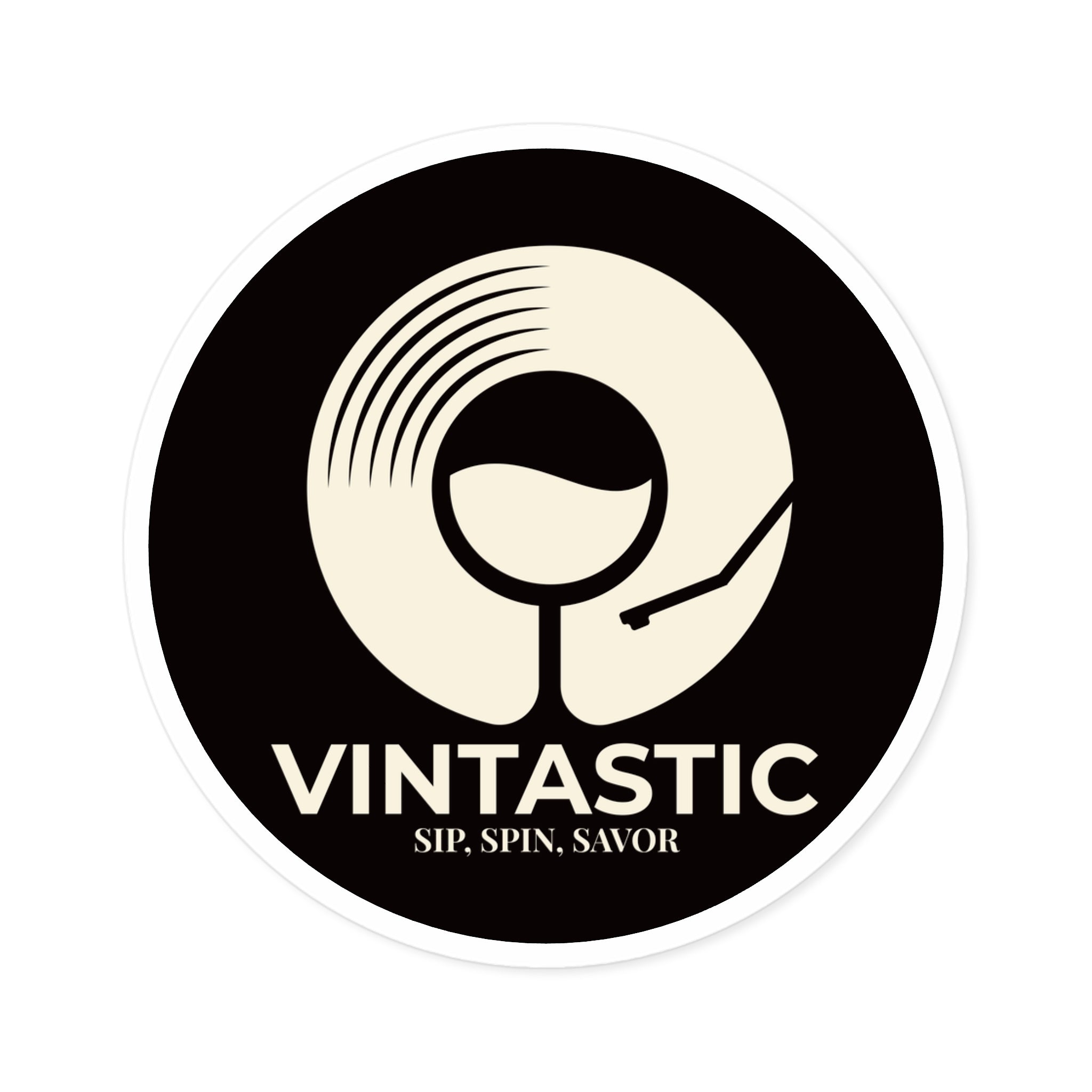 Vintastic Midnight Vinyl Sticker