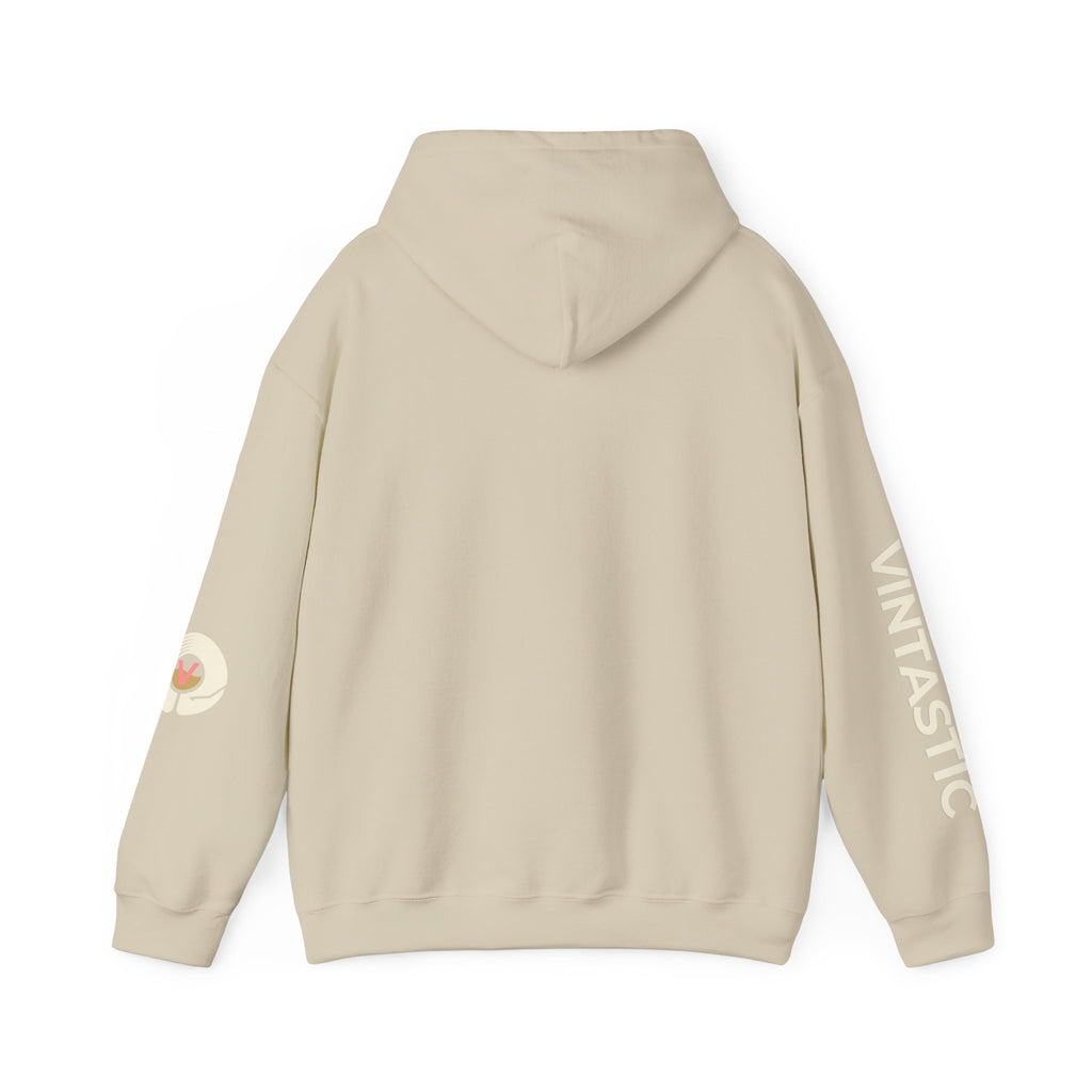 Vintastic Wine Girl Hoodie – Black Unisex Oversized Sweatshirt | Wine Lover Gift