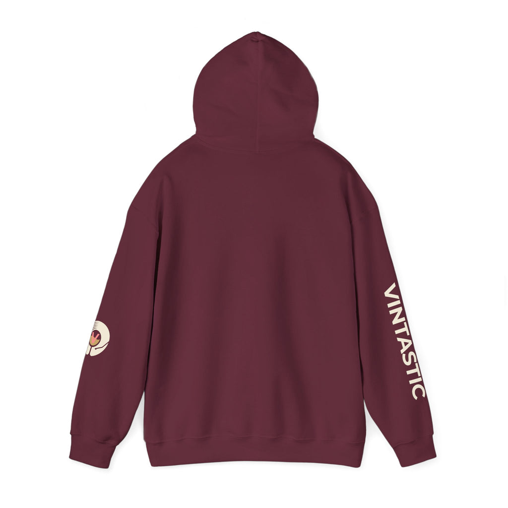 Vintastic Wine Girl Hoodie – Black Unisex Oversized Sweatshirt | Wine Lover Gift