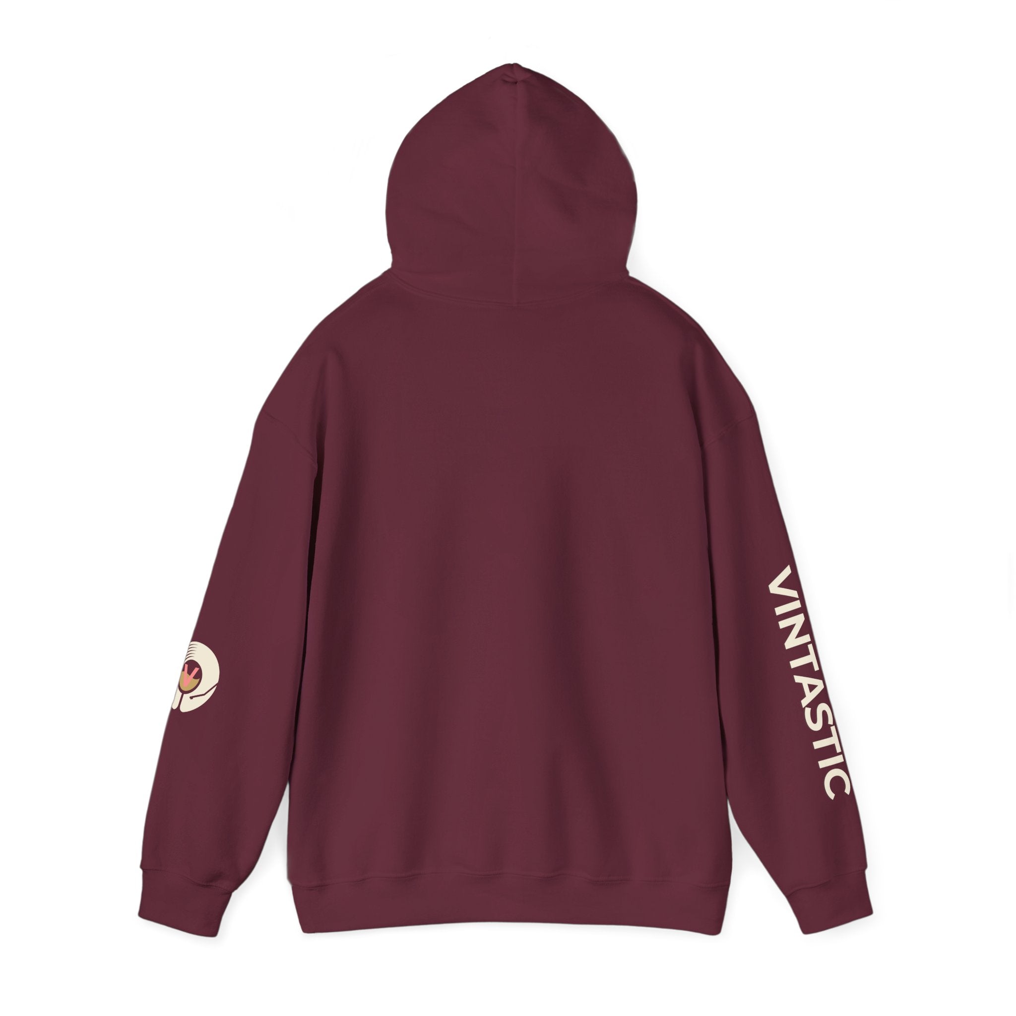 Vintastic Wine Girl Hoodie – Black Unisex Oversized Sweatshirt | Wine Lover Gift