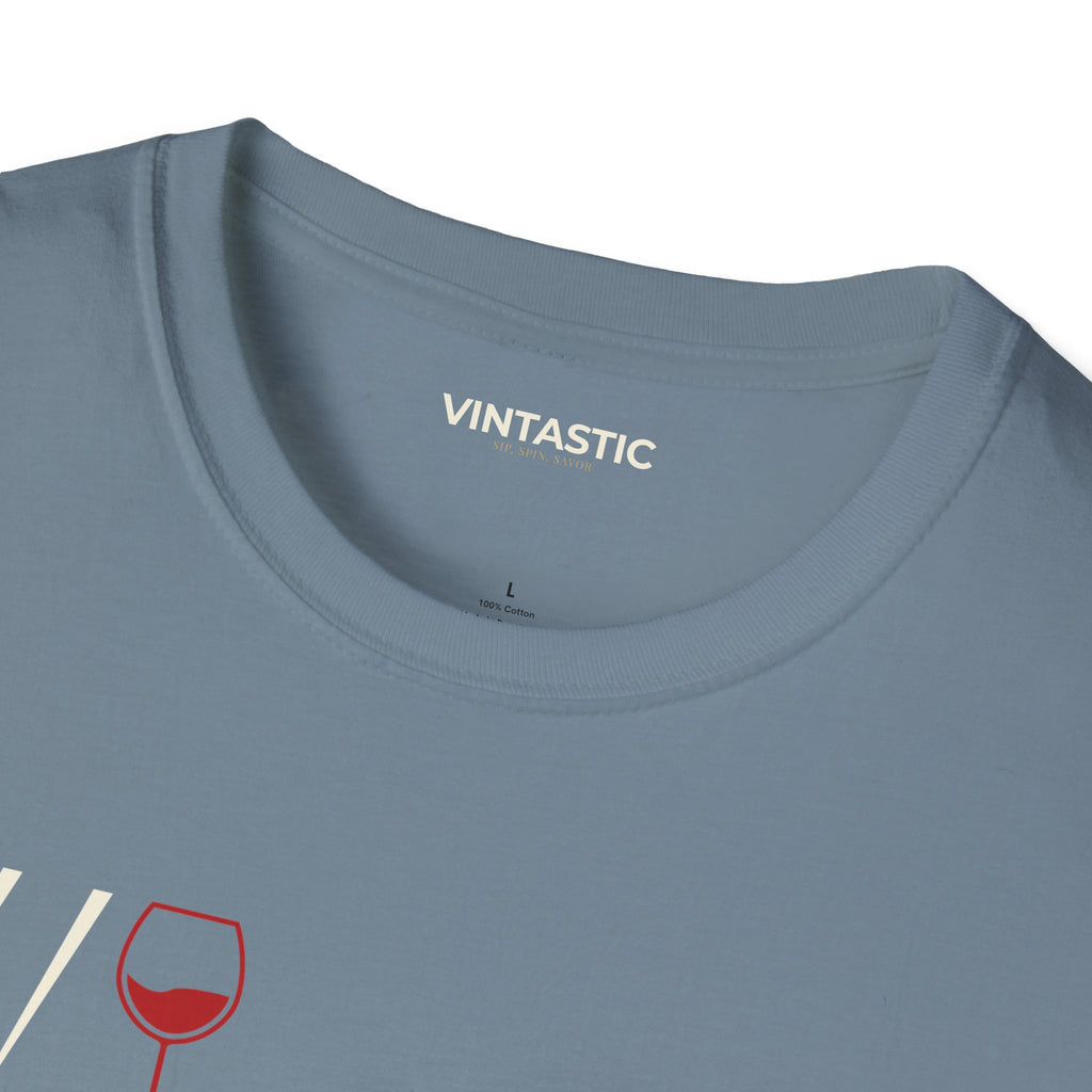 wine-Softstyle T-Shirt from Vintastic Designs