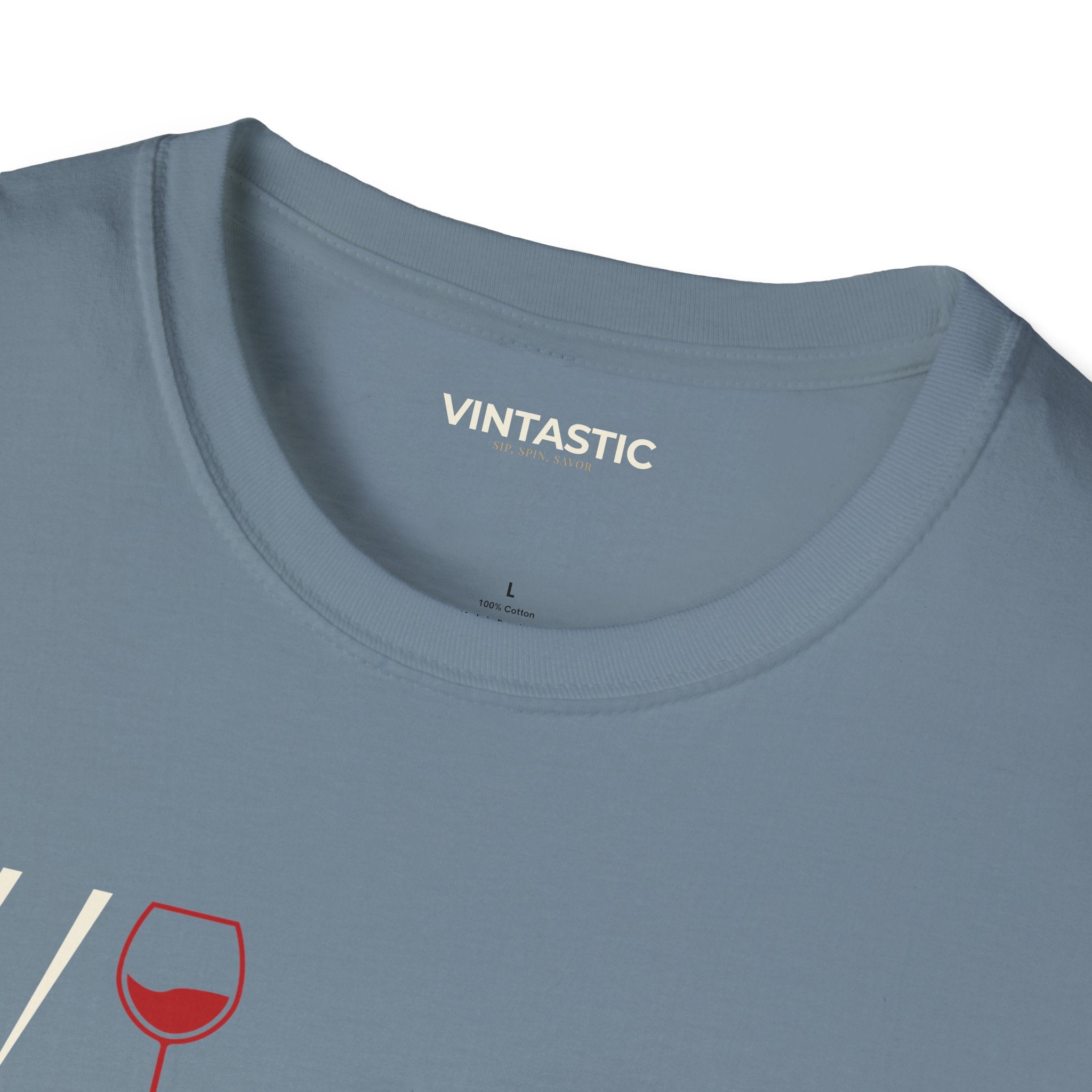 wine-Softstyle T-Shirt from Vintastic Designs