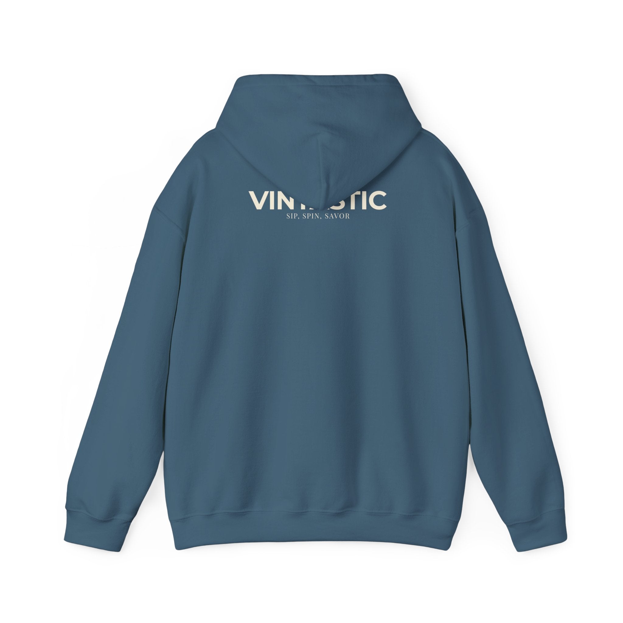 Wine Lover's Unisex Hoodie - Cozy Sweatshirt with Wine Glass Design