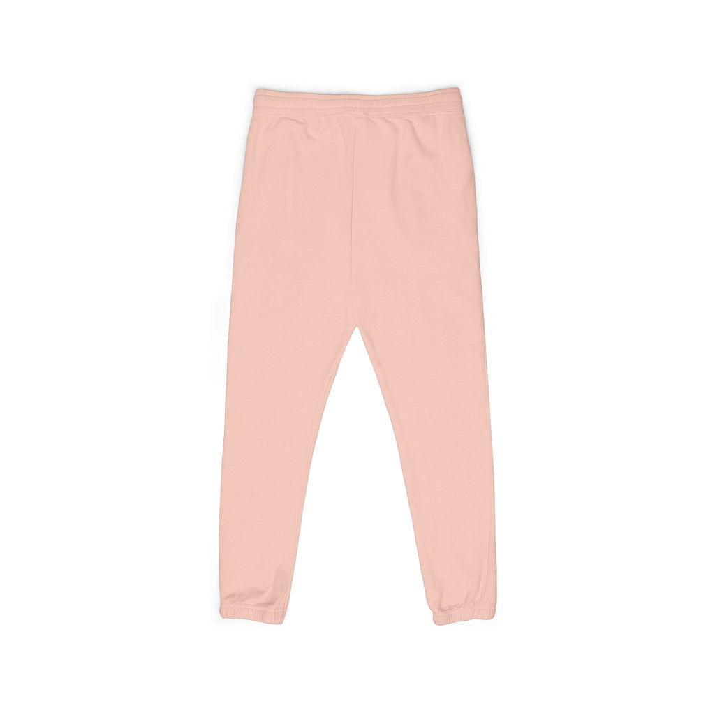 Cozy Champagne Season Sweatpants — Garment-Dyed Fleece Joggers with 'Canyon Club' Logo