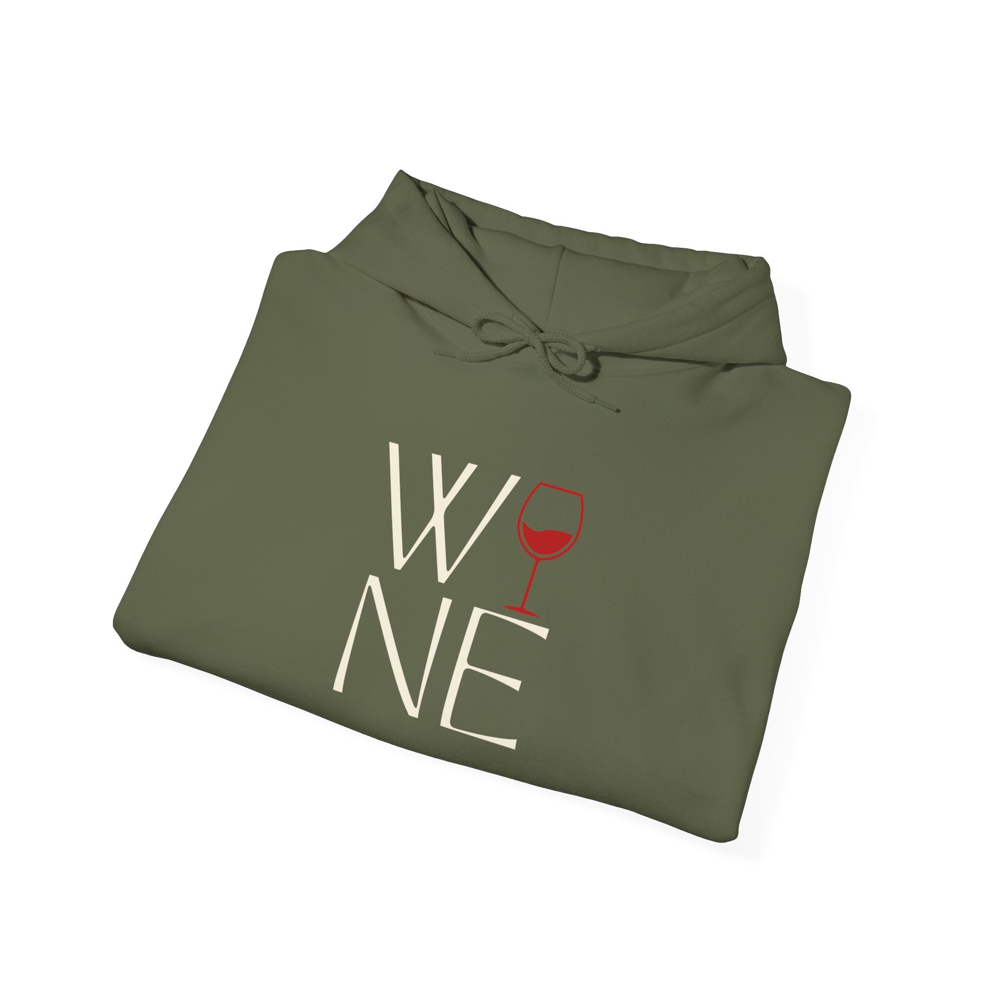 Wine Lover's Unisex Hoodie - Cozy Sweatshirt with Wine Glass Design