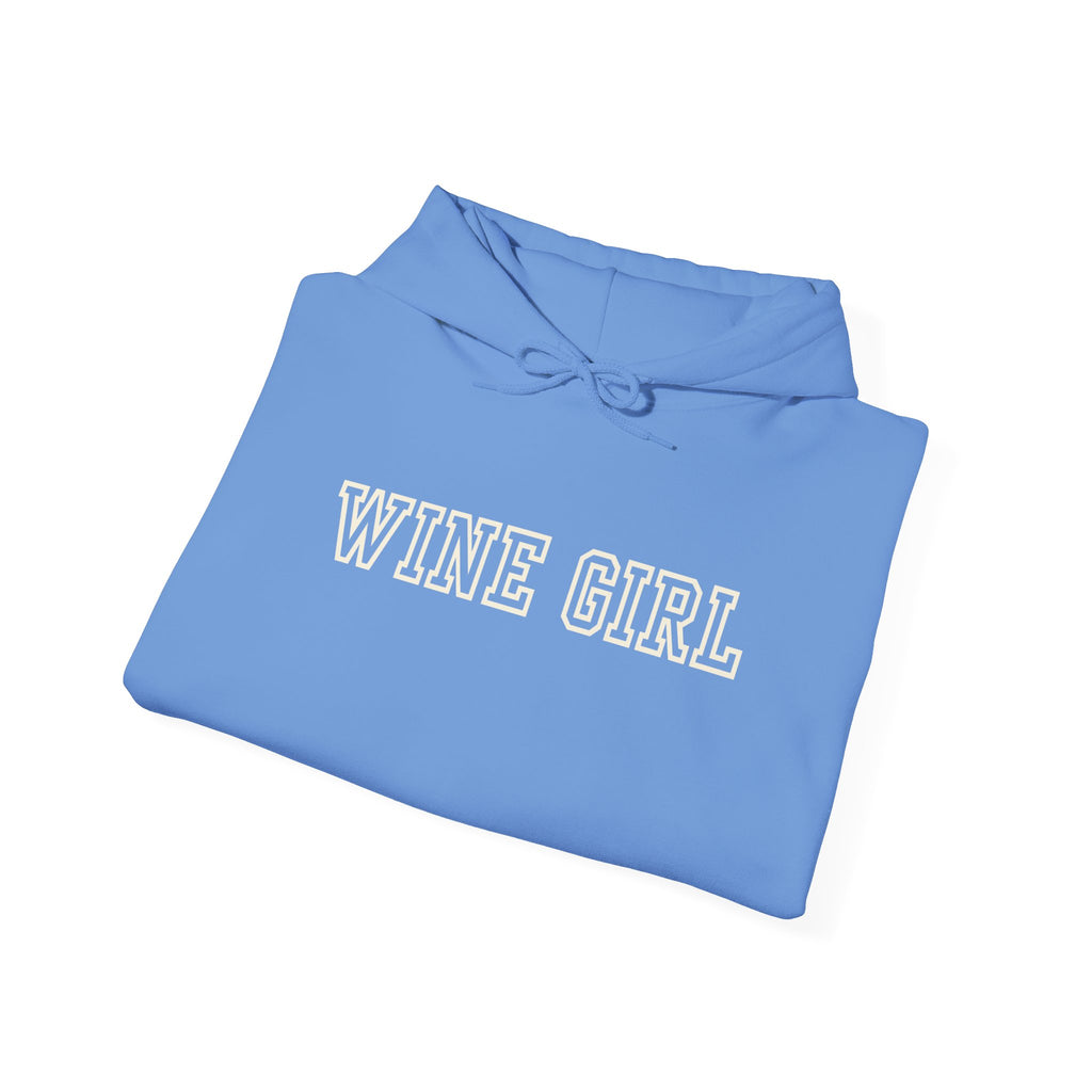 Vintastic Wine Girl Hoodie – Black Unisex Oversized Sweatshirt | Wine Lover Gift