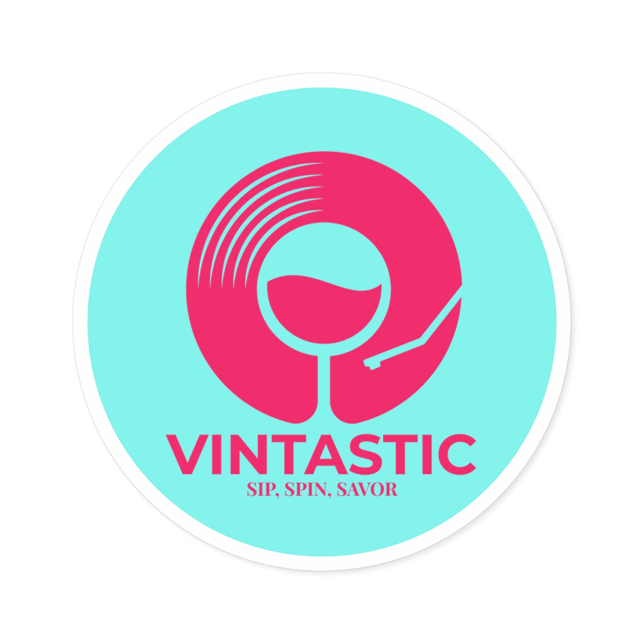 Vintastic Poolside Vinyl Sticker