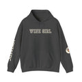 Vintastic Wine Girl Hoodie – Black Unisex Oversized Sweatshirt | Wine Lover Gift