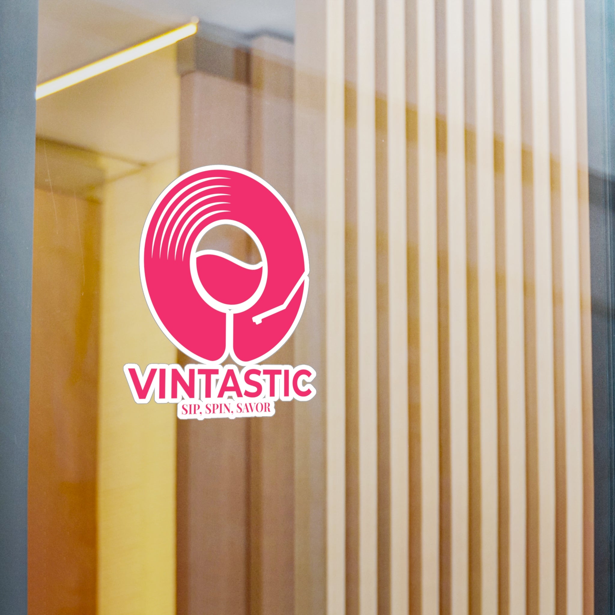 Vintastic Rosé Glow Vinyl Sticker
