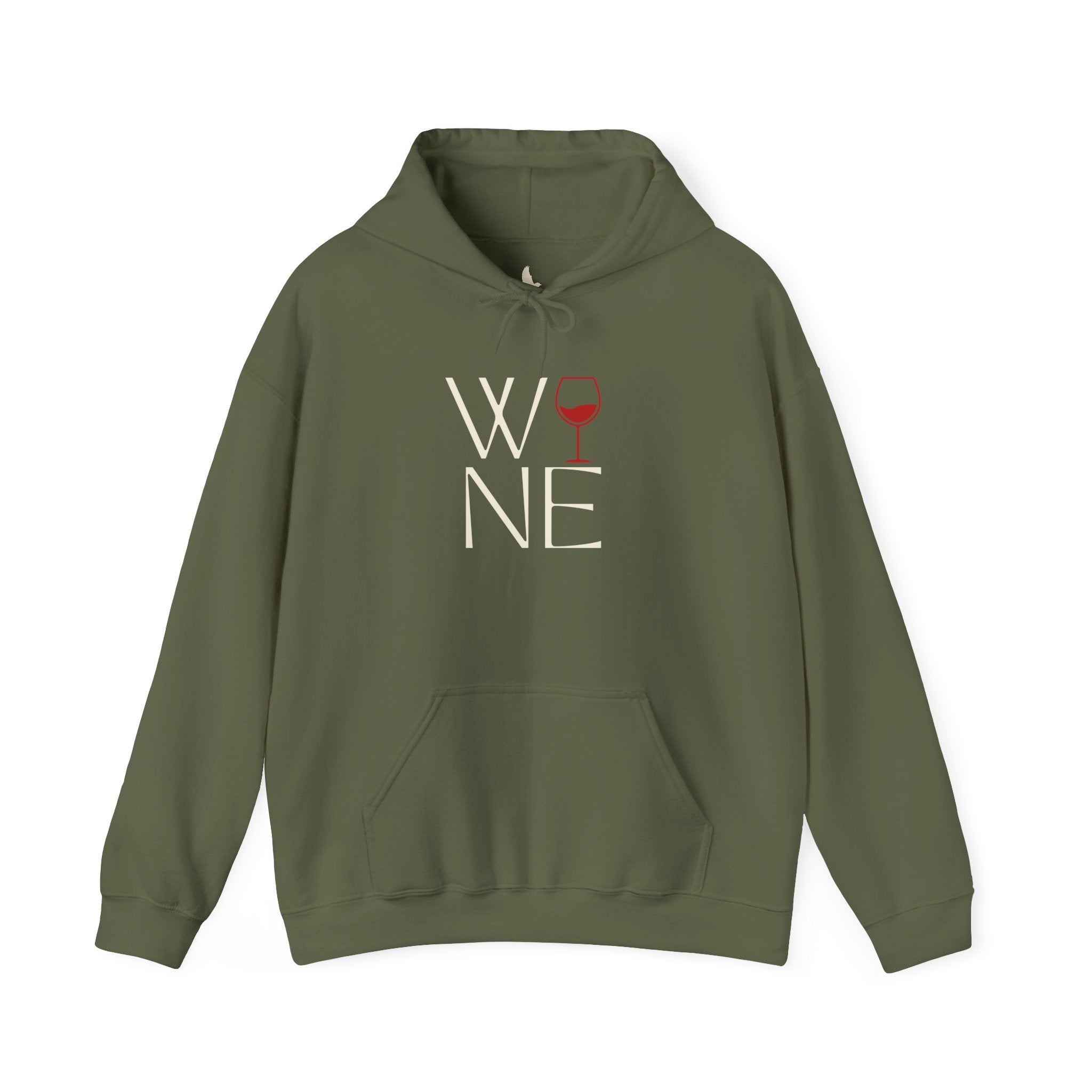 Wine Lover's Unisex Hoodie - Cozy Sweatshirt with Wine Glass Design