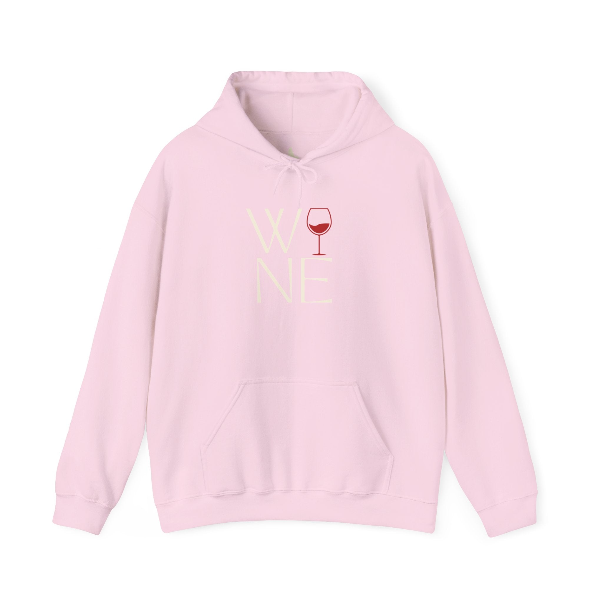 Wine Lover's Unisex Hoodie - Cozy Sweatshirt with Wine Glass Design