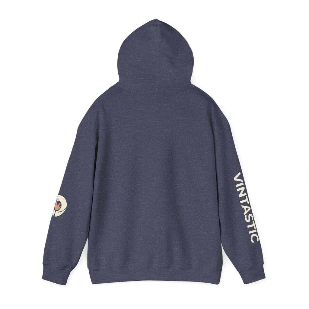 Vintastic Wine Girl Hoodie – Black Unisex Oversized Sweatshirt | Wine Lover Gift