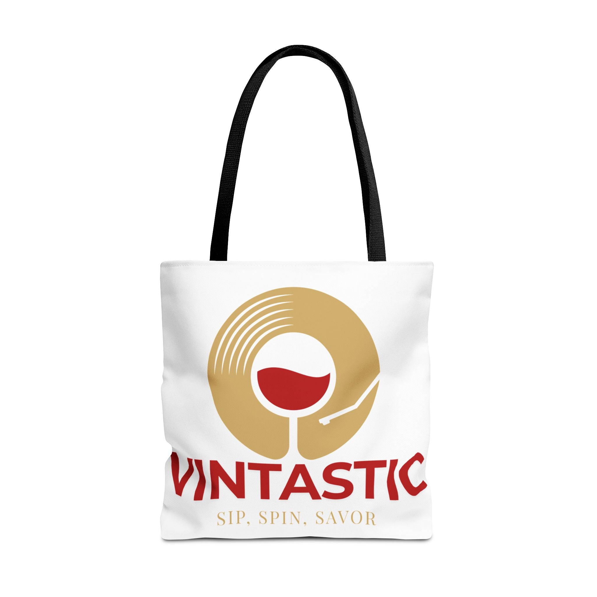 Vintastic Wine Tote Bag - Sip, Spin, Savor