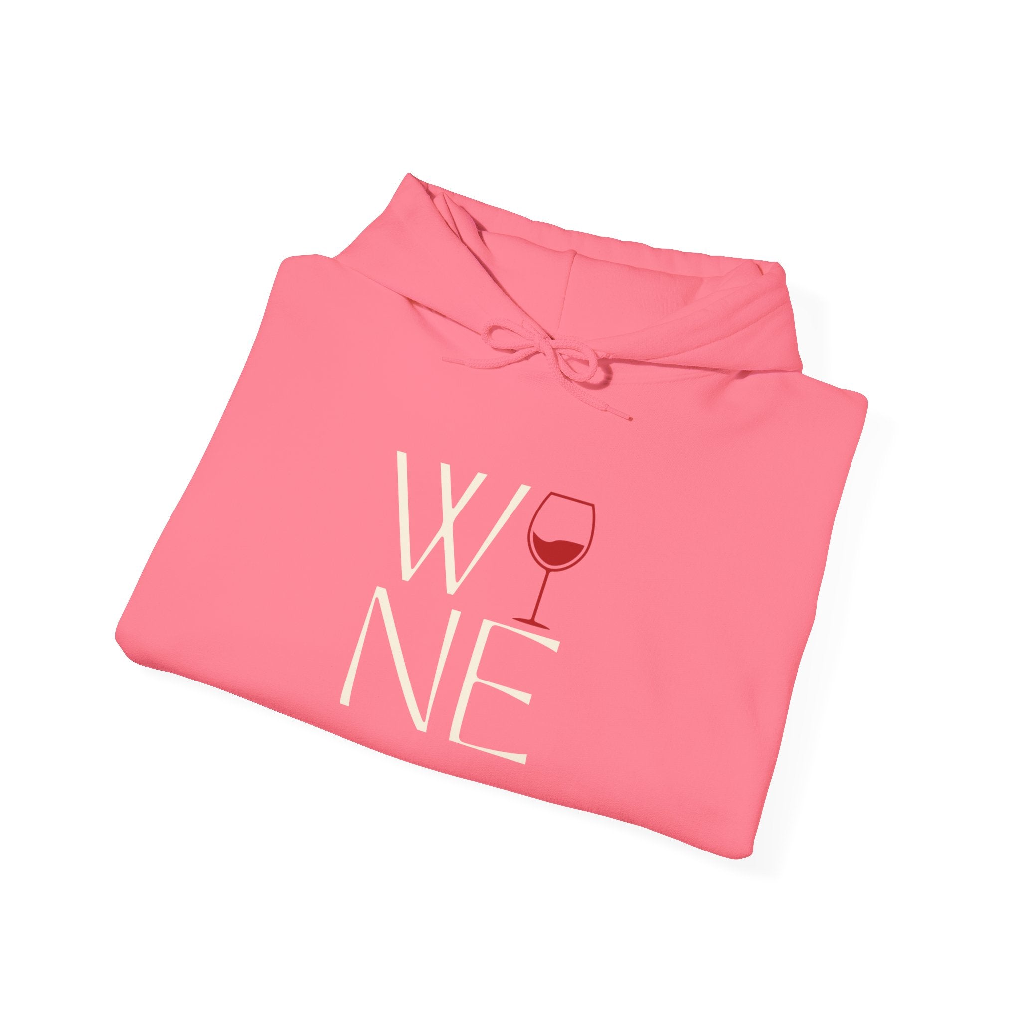 Wine Lover's Unisex Hoodie - Cozy Sweatshirt with Wine Glass Design