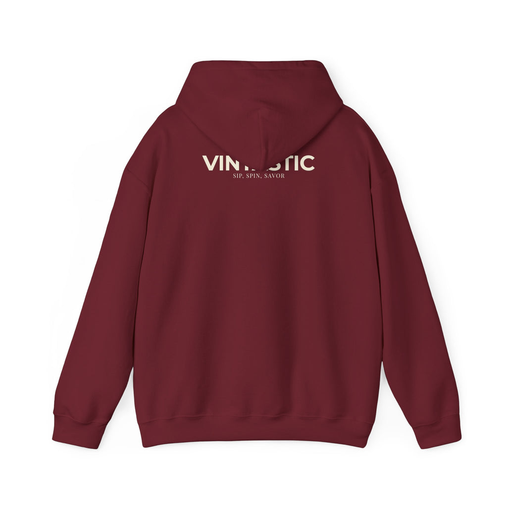 Wine Lover's Unisex Hoodie - Cozy Sweatshirt with Wine Glass Design