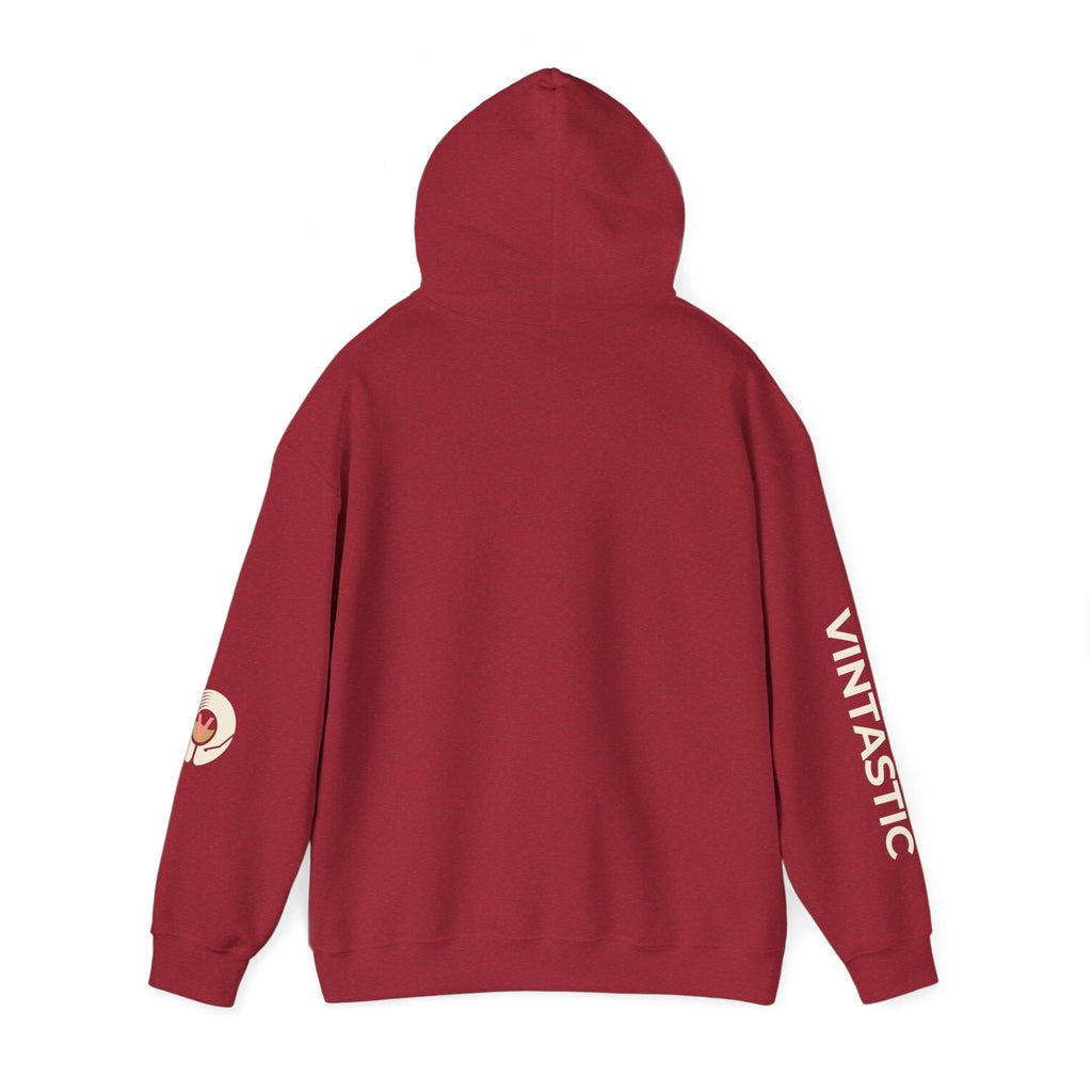 Vintastic Wine Girl Hoodie – Black Unisex Oversized Sweatshirt | Wine Lover Gift