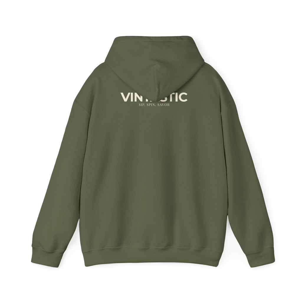 Wine Lover's Unisex Hoodie - Cozy Sweatshirt with Wine Glass Design