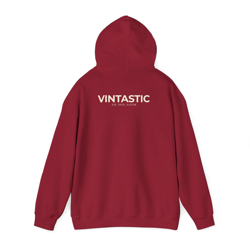 Wine Lover's Unisex Hoodie - Cozy Sweatshirt with Wine Glass Design