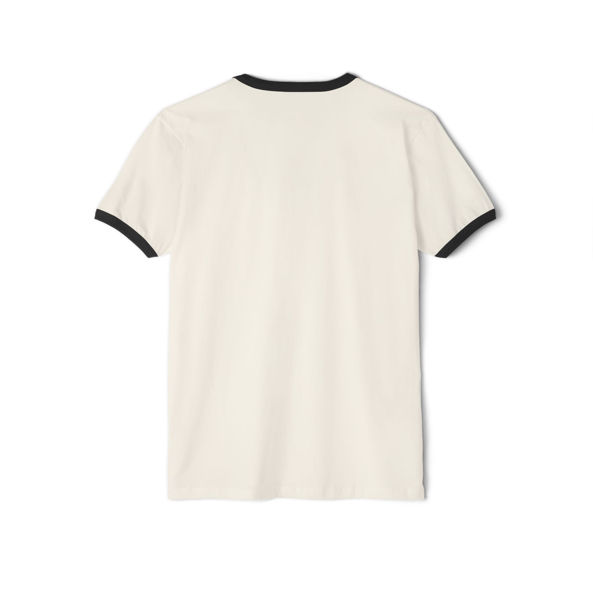Wine Girl Retro Unisex Cotton Ringer T-Shirt