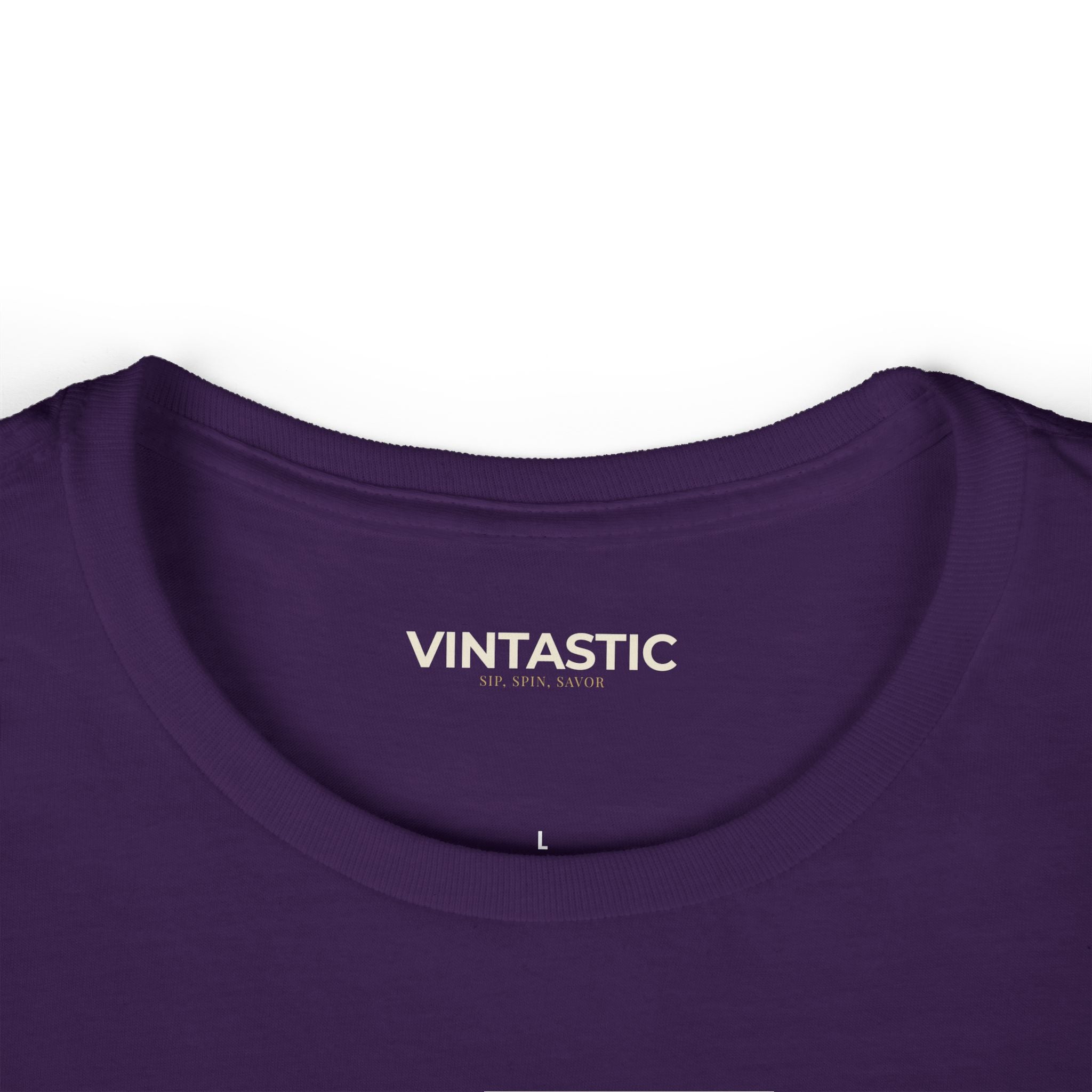 Wine Graphic Tee — Casual Women's White T‑Shirt with Gold 'WINE' Text