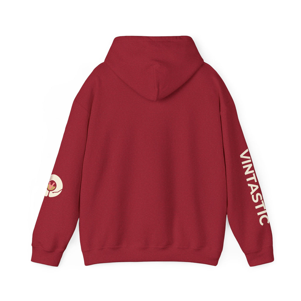 Vintastic Wine Girl Hoodie – Black Unisex Oversized Sweatshirt | Wine Lover Gift