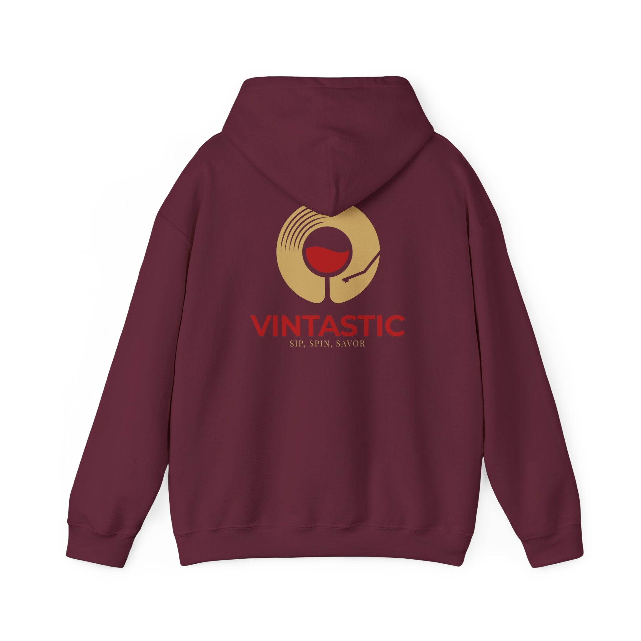 Vintastic Wine Logo Hoodie — Vintage-Inspired Wine Lover Pullover