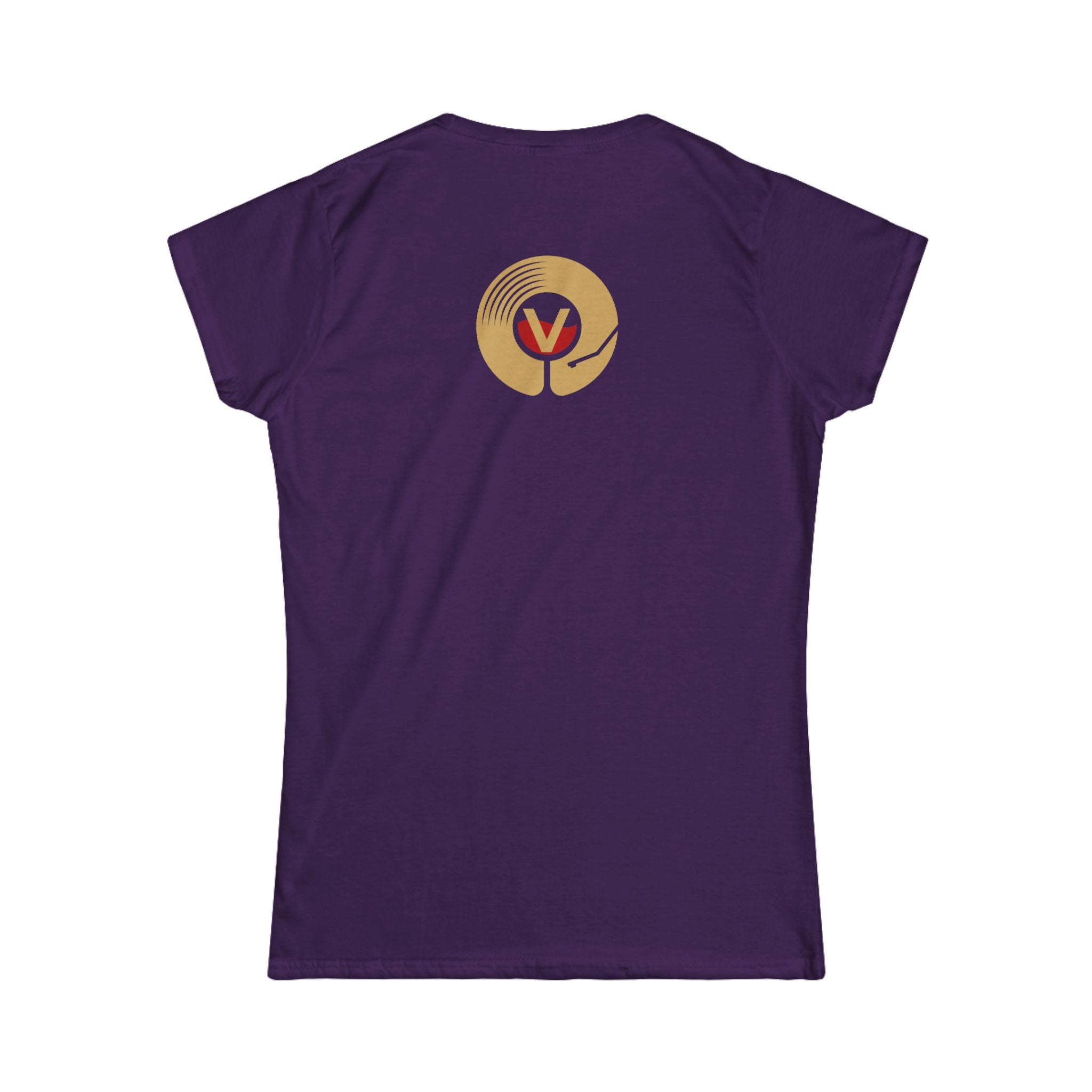Wine Graphic Tee — Casual Women's White T‑Shirt with Gold 'WINE' Text