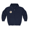 Vintastic Unisex Full Zip Hooded Sweatshirt Pinked