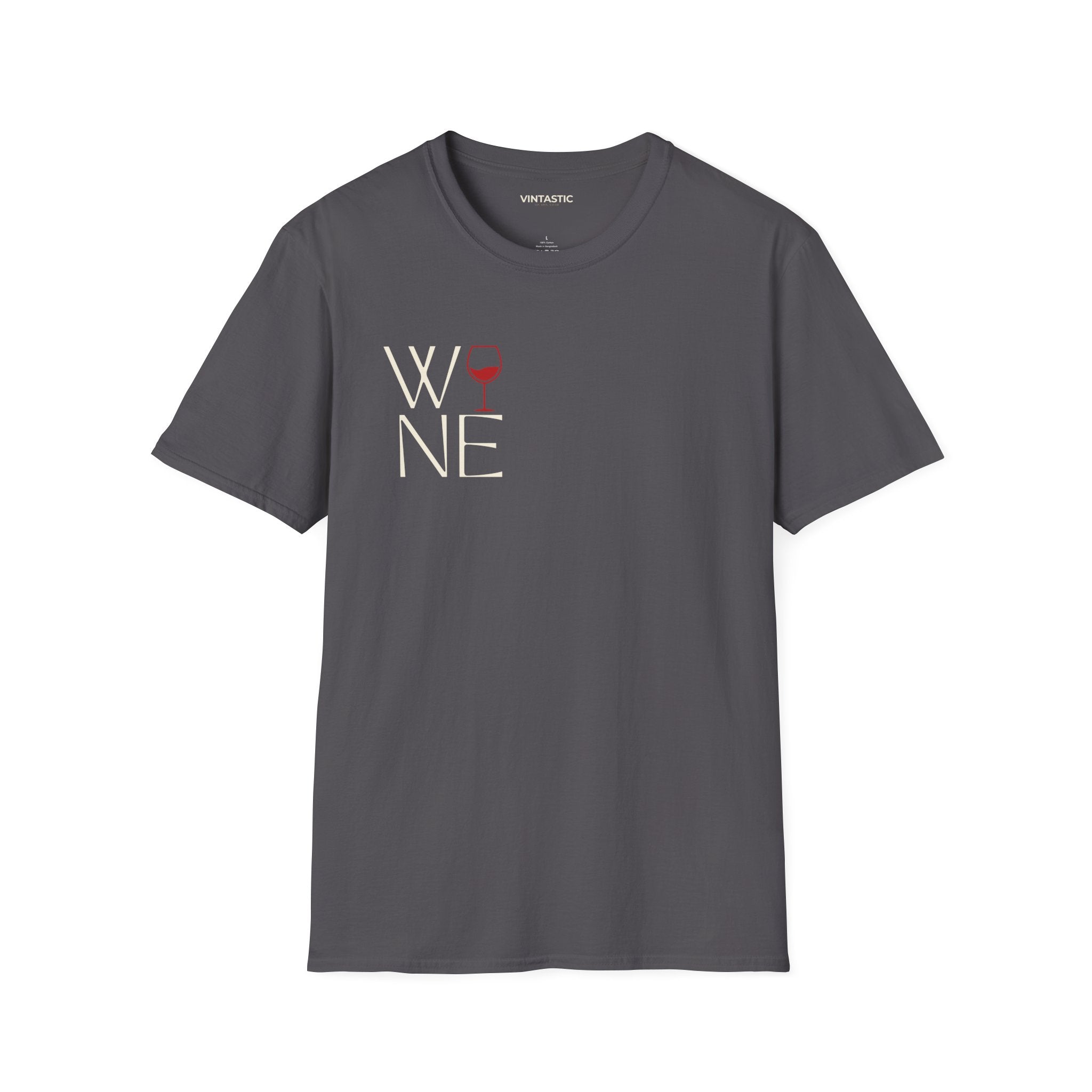 wine-Softstyle T-Shirt from Vintastic Designs