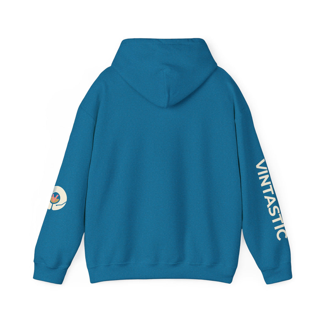 Vintastic Wine Girl Hoodie – Black Unisex Oversized Sweatshirt | Wine Lover Gift