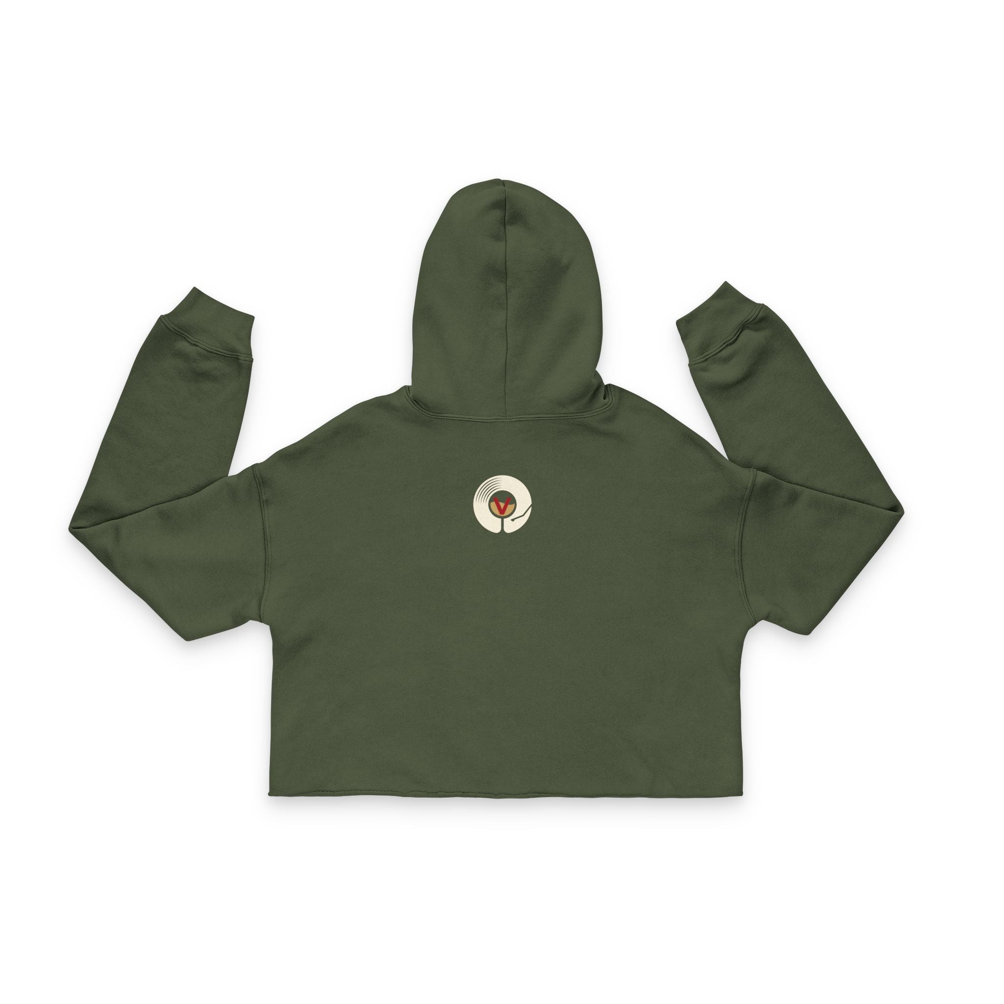 Champagne Brunch Cropped Hoodie