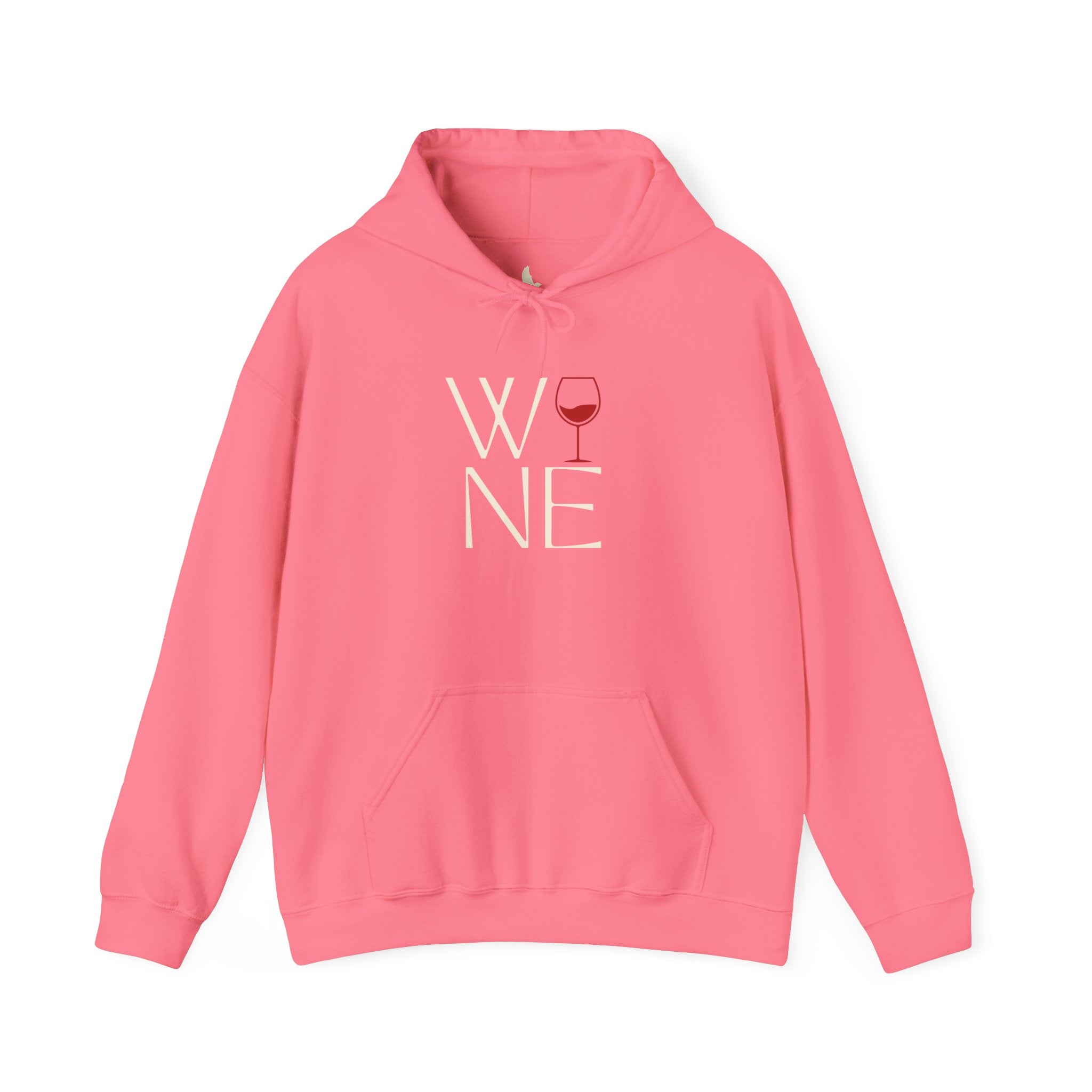 Wine Lover's Unisex Hoodie - Cozy Sweatshirt with Wine Glass Design