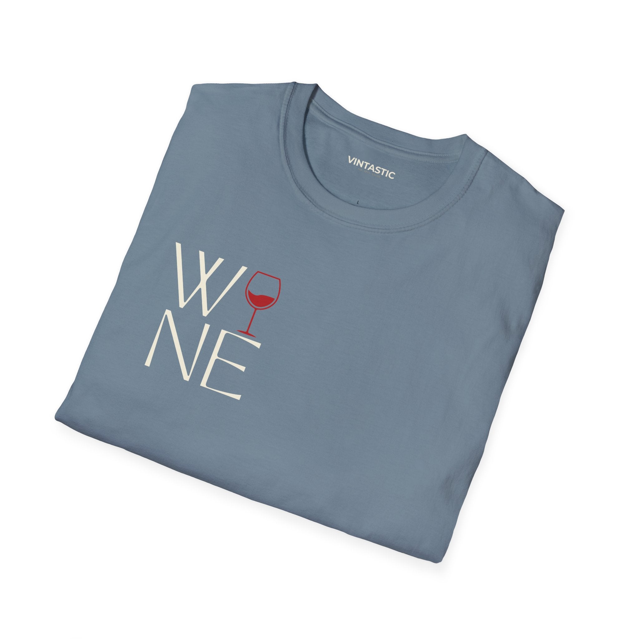wine-Softstyle T-Shirt from Vintastic Designs