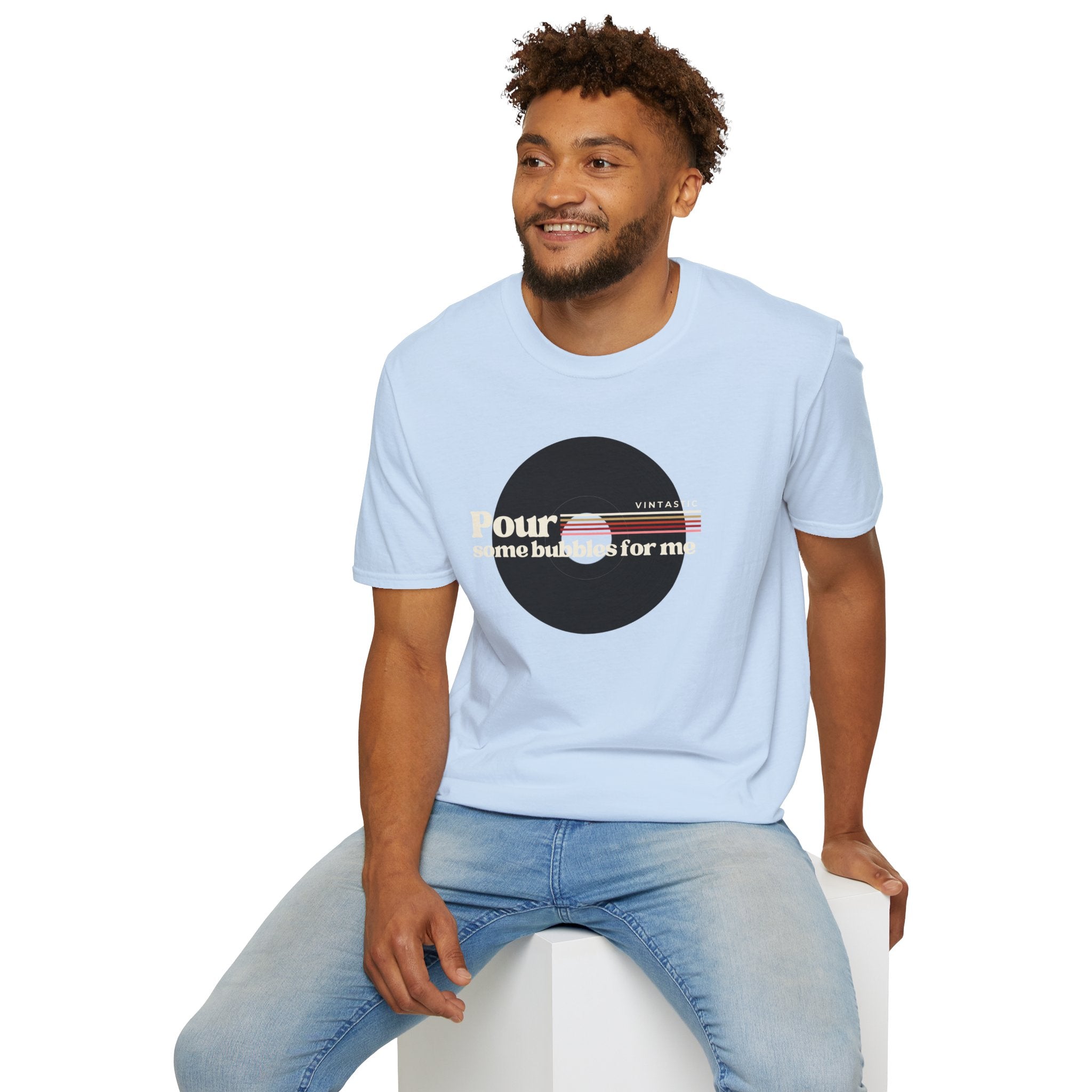 Pour Some Bubbles for Me Tee | Champagne Lover Graphic Tee