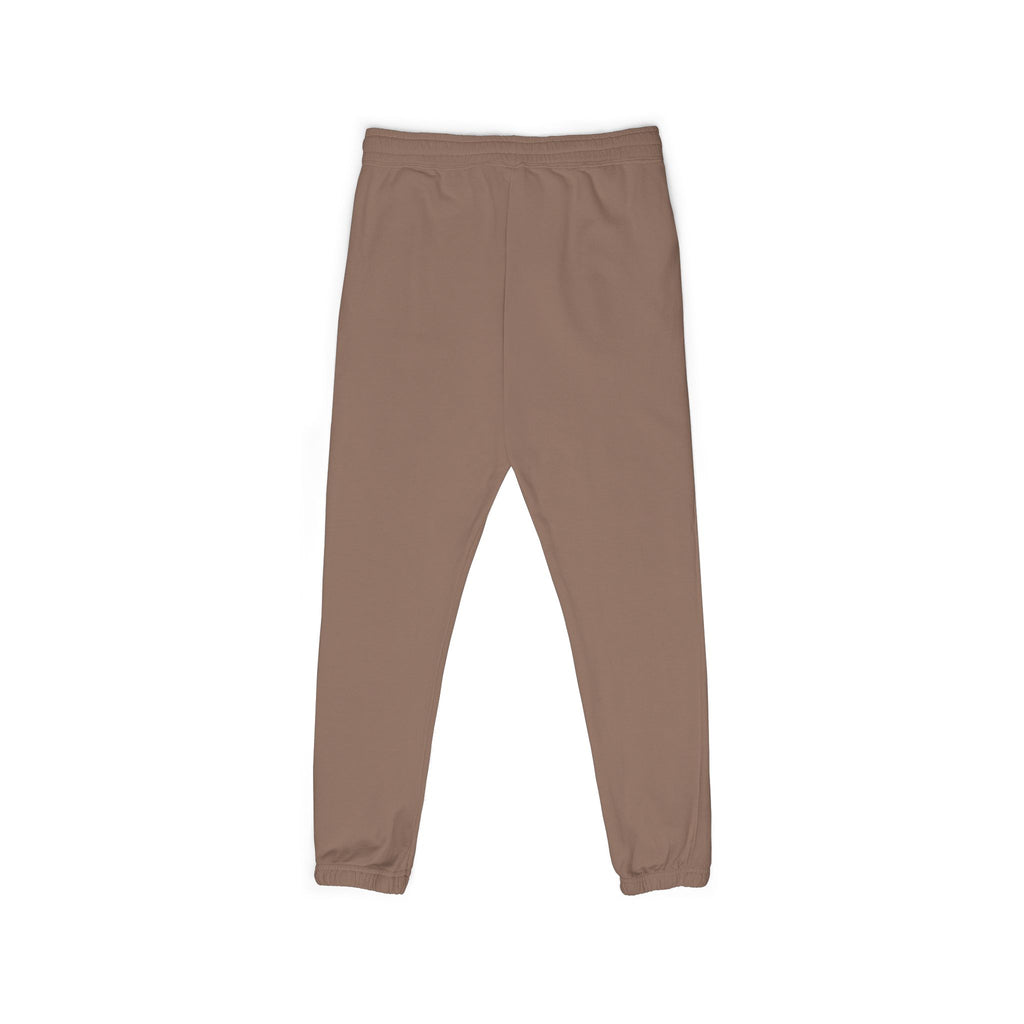 Cozy Champagne Season Sweatpants — Garment-Dyed Fleece Joggers with 'Canyon Club' Logo