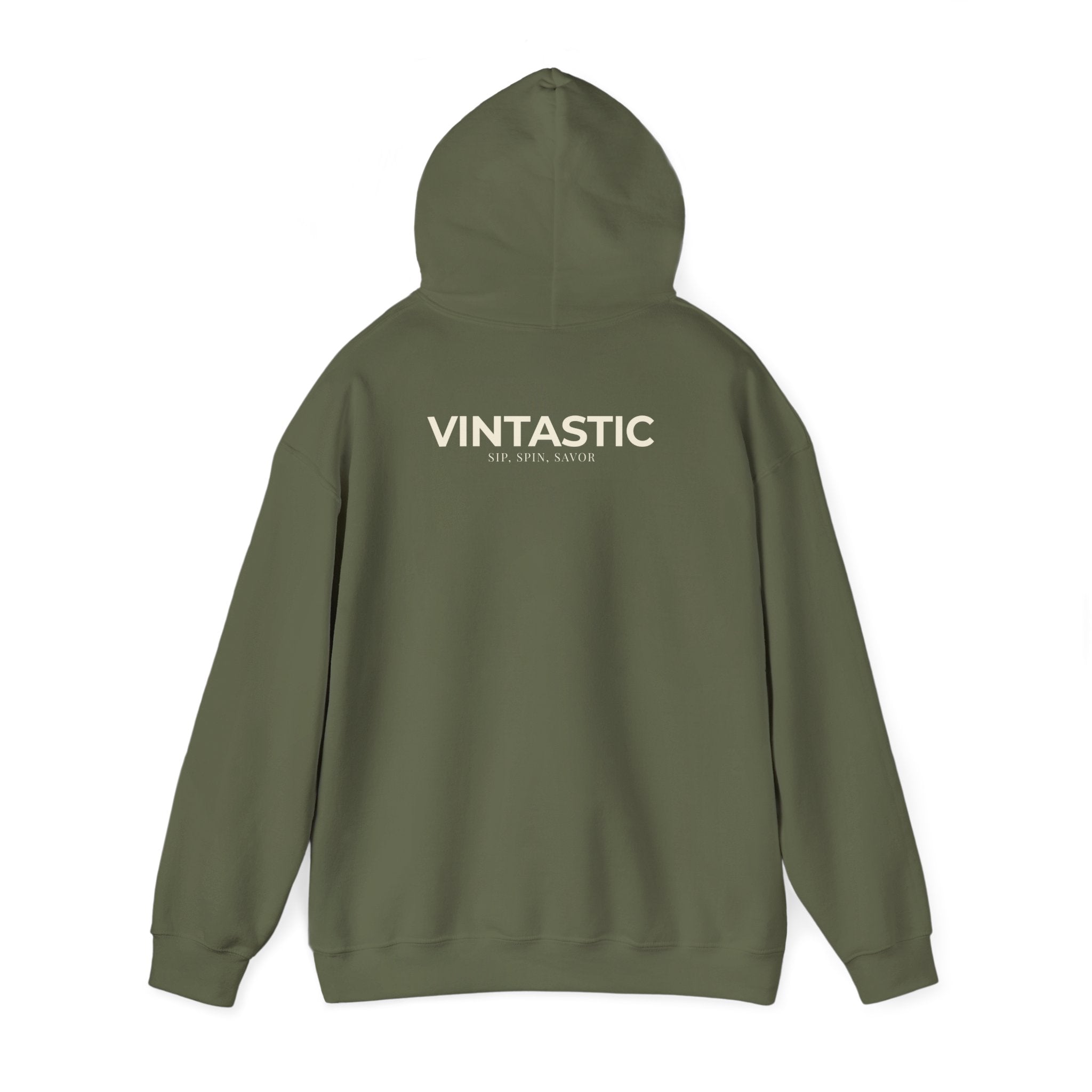 Wine Lover's Unisex Hoodie - Cozy Sweatshirt with Wine Glass Design