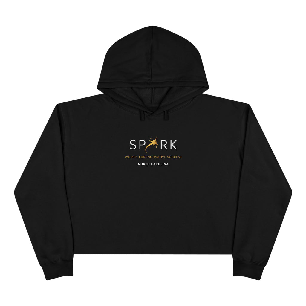 SPARK Women for Innovative Success Cropped Hoodie – Empowerment Athleisure Pullover