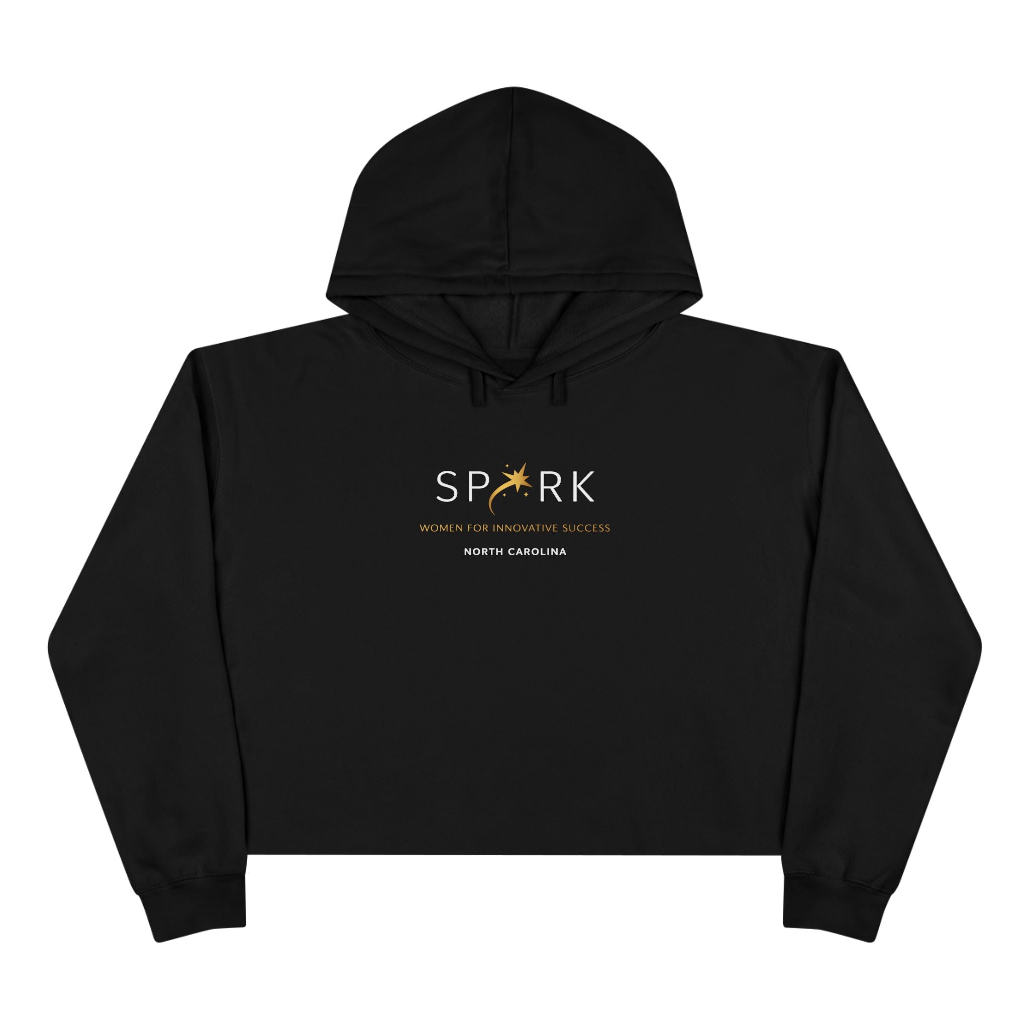 SPARK Women for Innovative Success Cropped Hoodie – Empowerment Athleisure Pullover