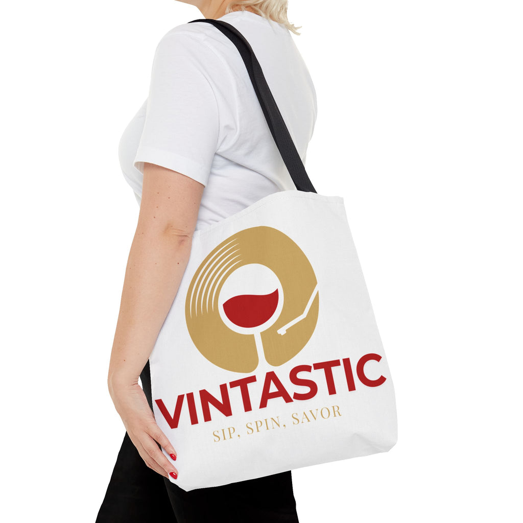 Vintastic Wine Tote Bag - Sip, Spin, Savor