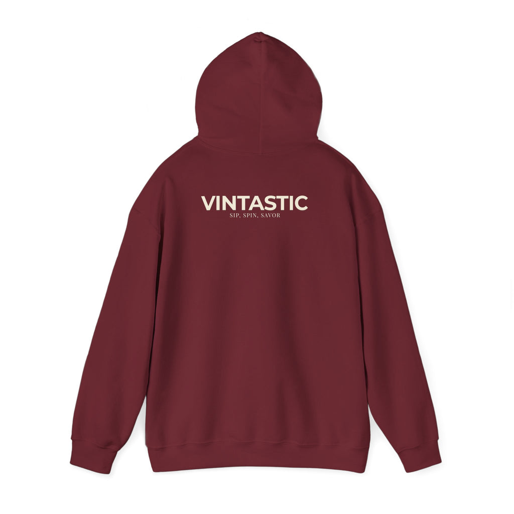 Wine Lover's Unisex Hoodie - Cozy Sweatshirt with Wine Glass Design